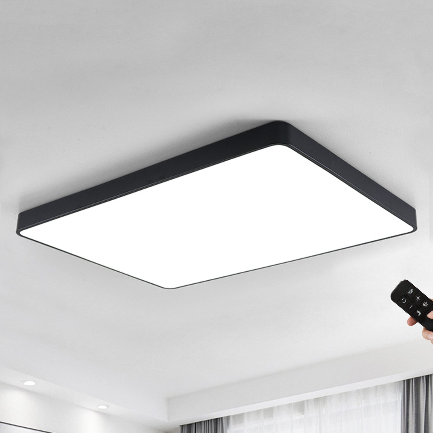 JDONG LED Deckenleuchte dimmbar mit Fernbedienung günstig online kaufen