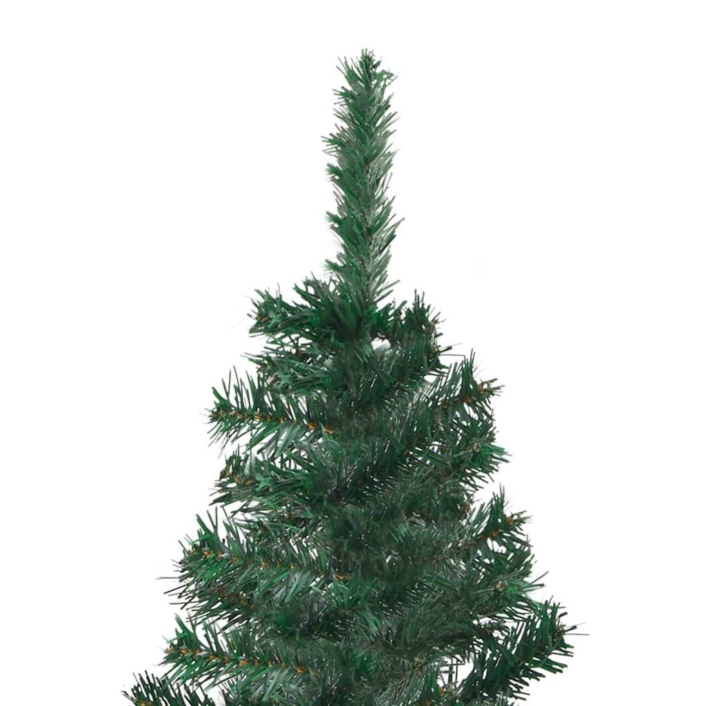 vidaXL Eck-Weihnachtsbaum Grün 120 Weihnachtsbaum cm Künstlicher Künstlicher PVC