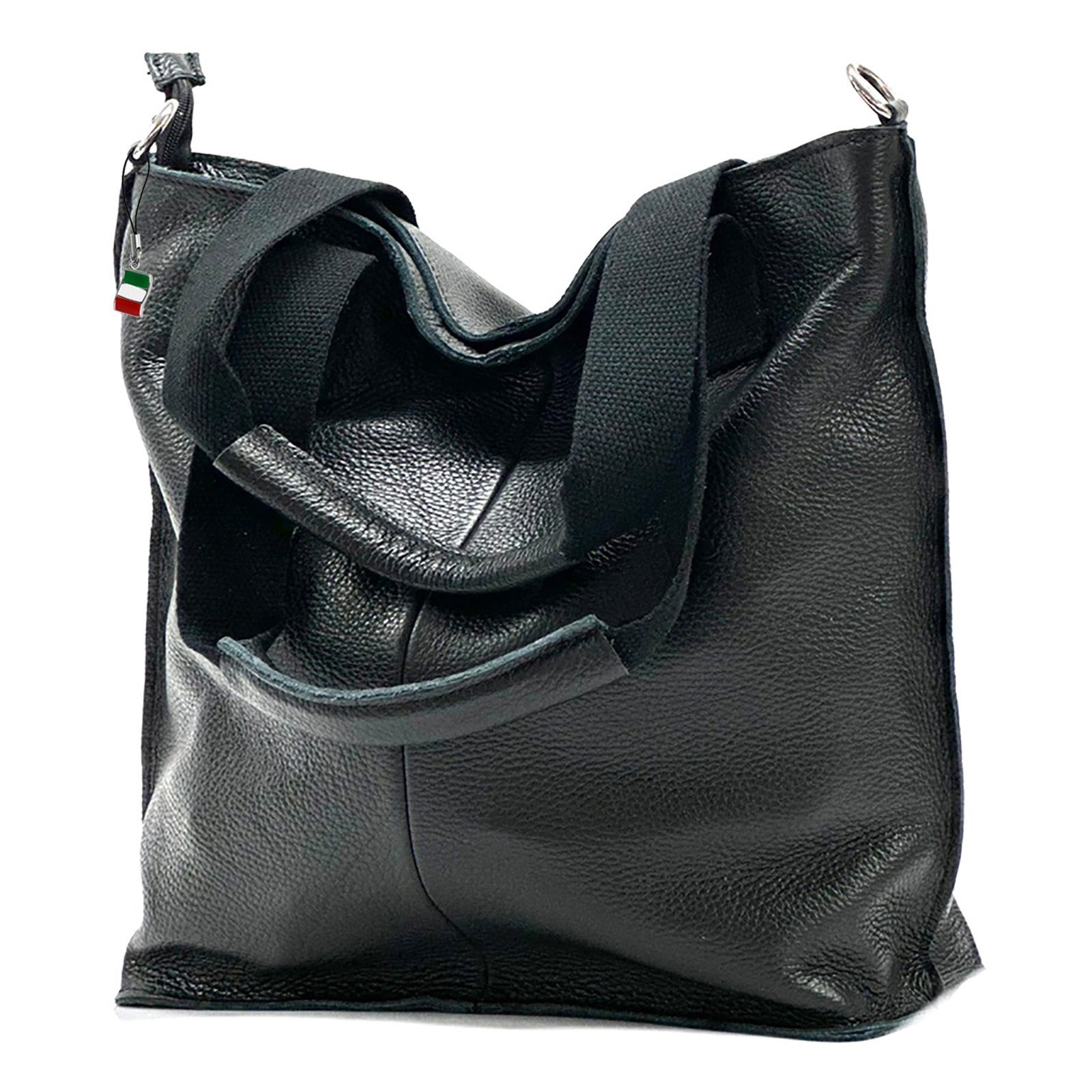 FLORENCE Schultertasche Florence Echtleder Umhängetasche Damen (Schultertas günstig online kaufen