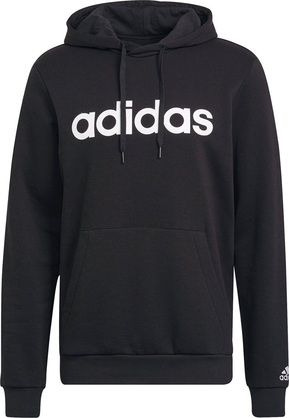 adidas Sportswear Kapuzensweatshirt M LIN FL HD BLACK/WHITE | Sweatshirts