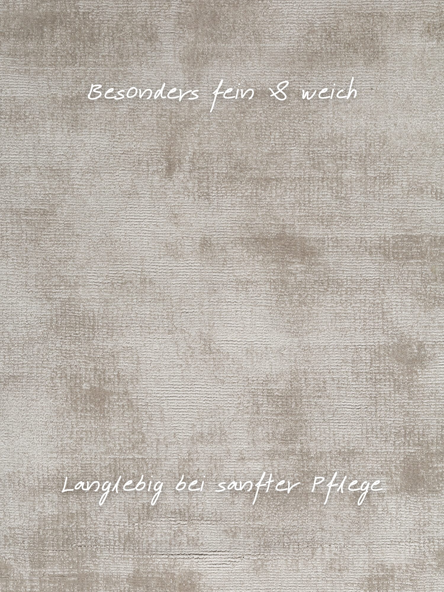 vikosa Teppich Jane, rechteckig, Höhe: 10 mm, Dezenter Glanz, Weich, Seidenoptik, Viskose, Wohnzimmer, Schlafzimmer