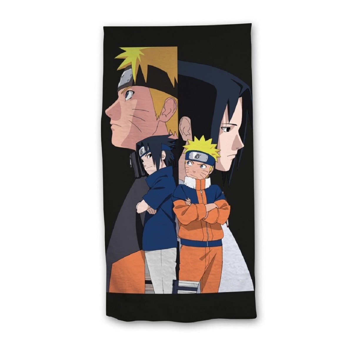 Naruto Strandtuch Badehandtuch – 70x140 cm aus weichem Polyester, (1-St)