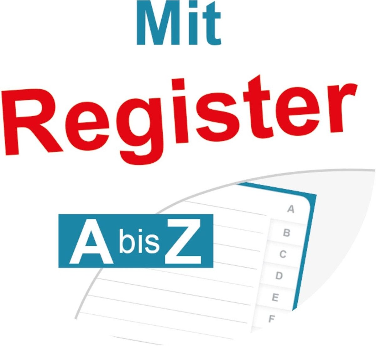 RNK Verlag Präsentationsordner Ringbuch A5 4 Ringe -Blumen- mit Register A-Z