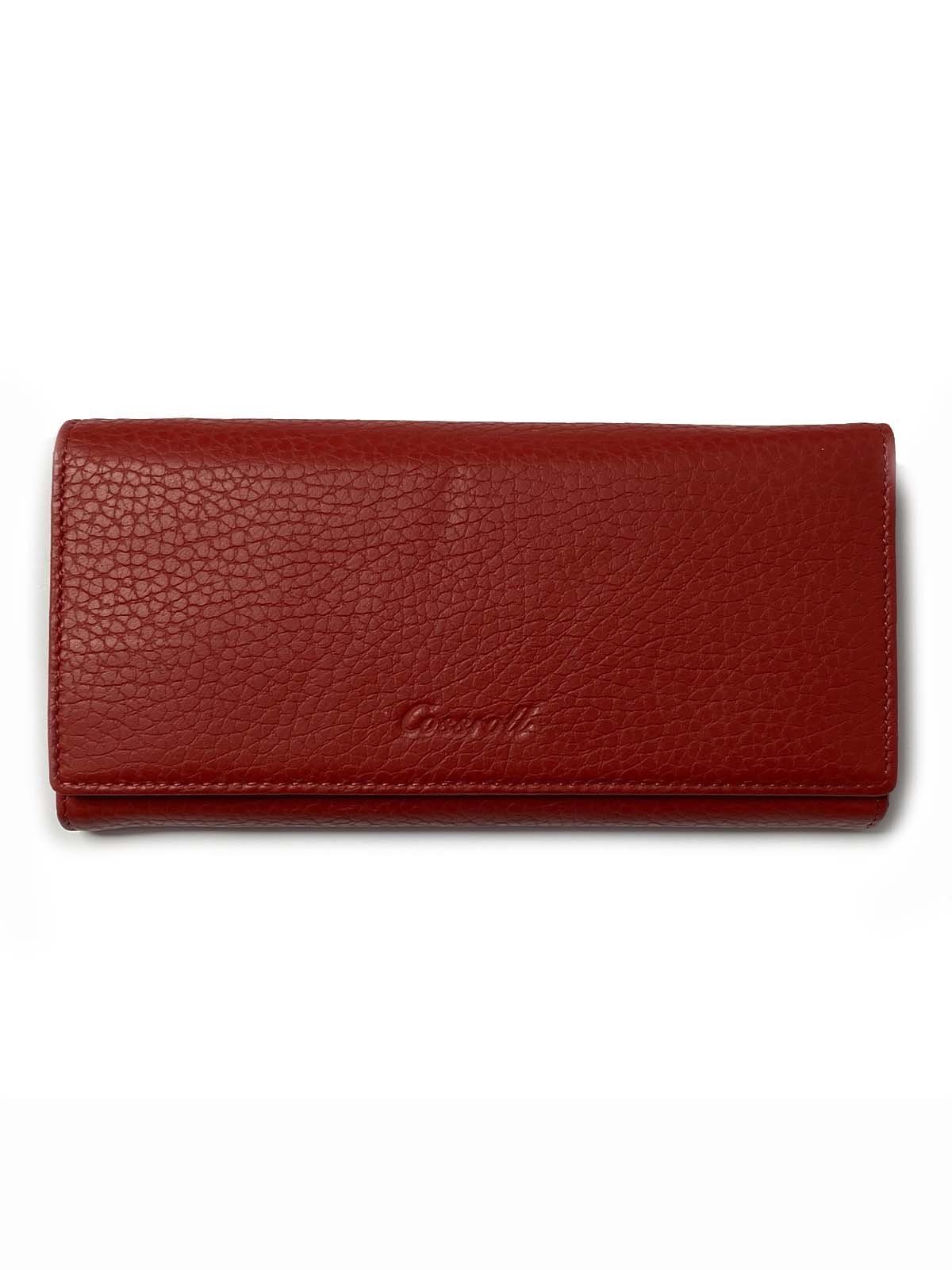Bag & Belt Geldbörse Damen-Geldbörse-lang Softleder mit Magnetverschlus (Damen-Geldbörse) Red