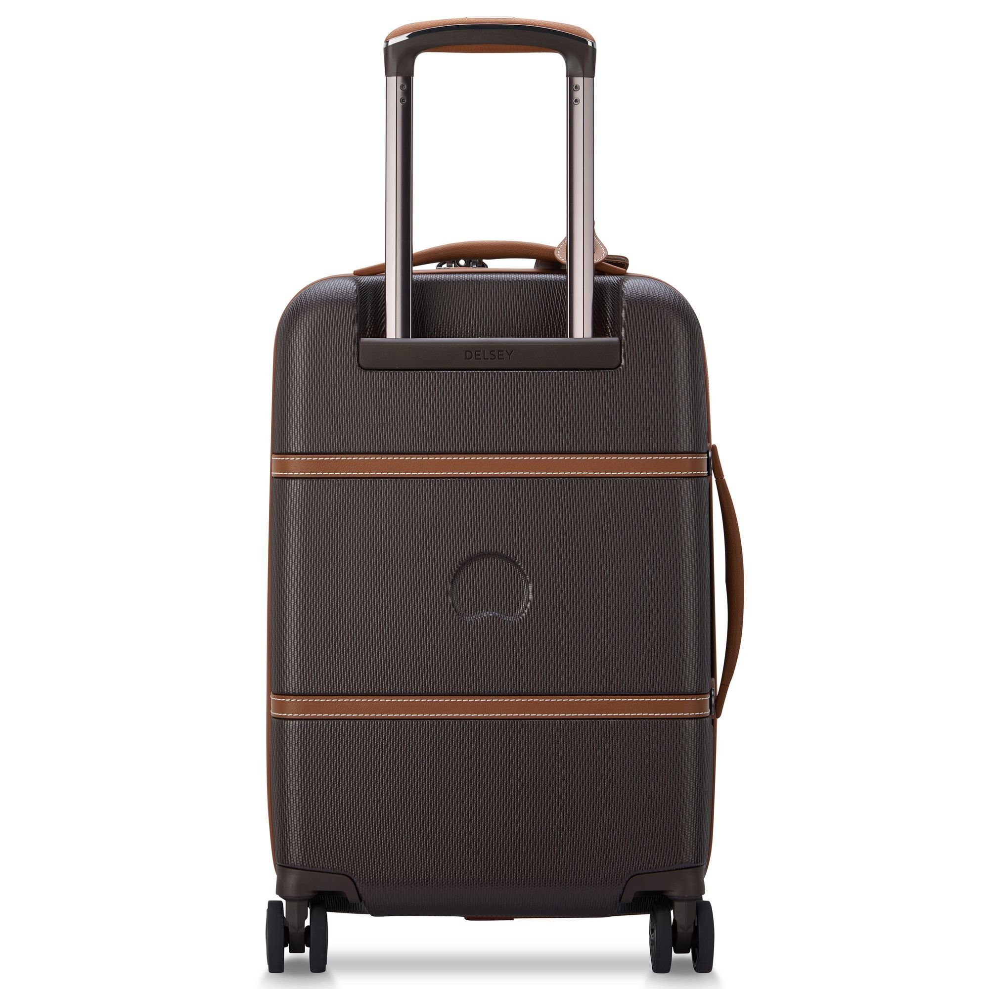 2.0, braun Air Polycarbonat Delsey Handgepäck-Trolley Chatelet Rollen, 4