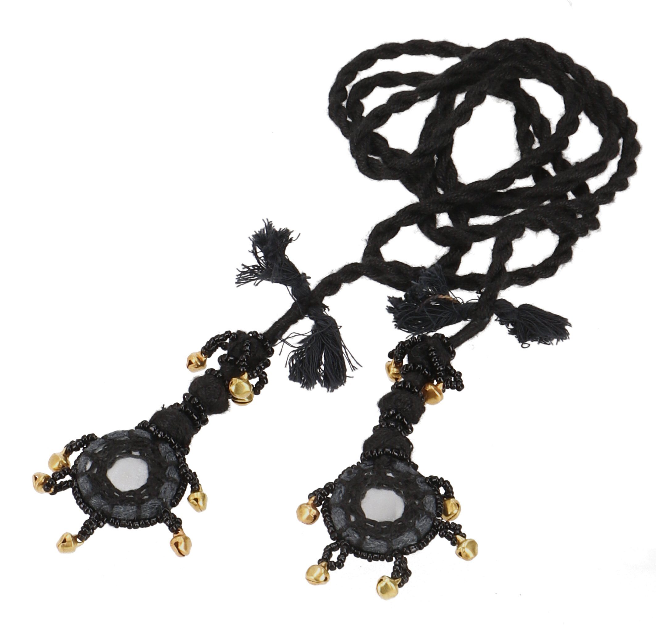 Guru-Shop Hüftgürtel Gürtelband Pushkar - schwarz günstig online kaufen