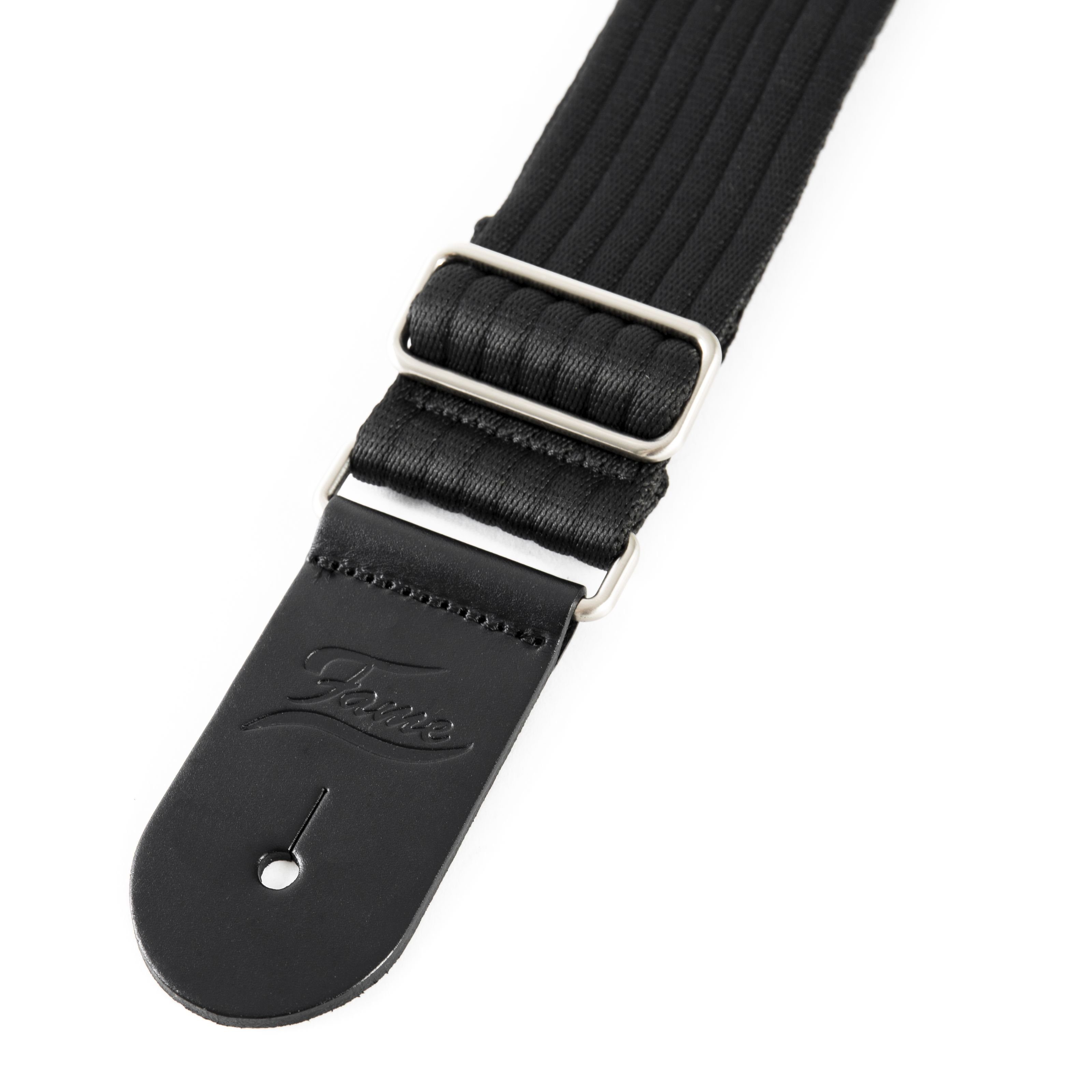 FAME Gitarrengurt, Luxury Cotton, Ripple Black, Produktoptimierung