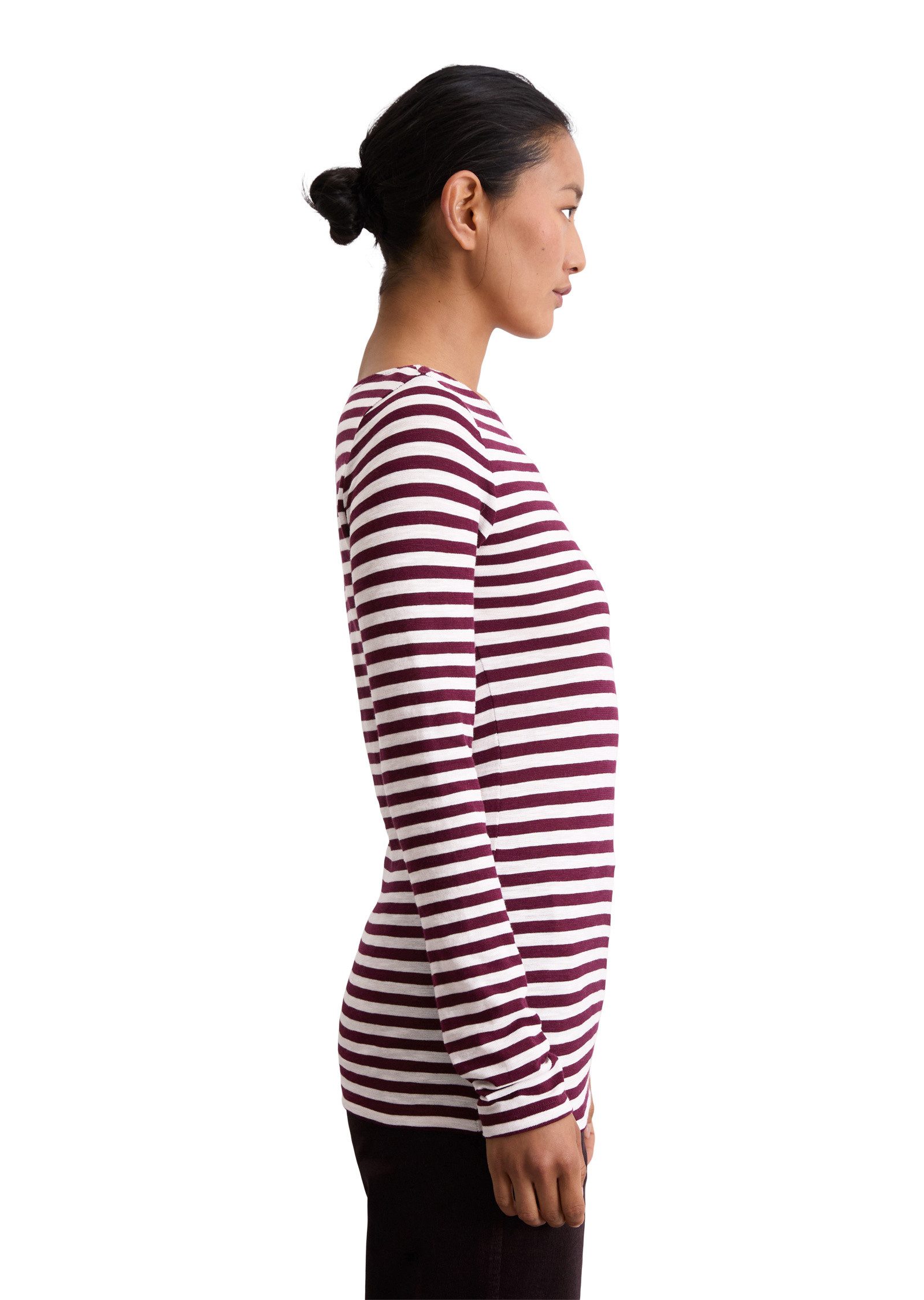 Marc O'Polo Langarmshirt aus Slubjersey günstig online kaufen