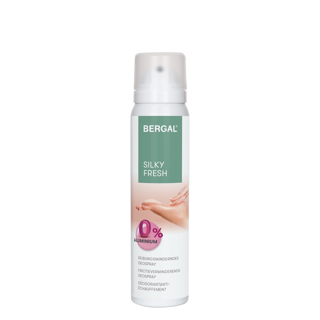 Bergal Barfußspray Silky Fresh - eodorisierende Fußspray mit echten Seidenproteinen