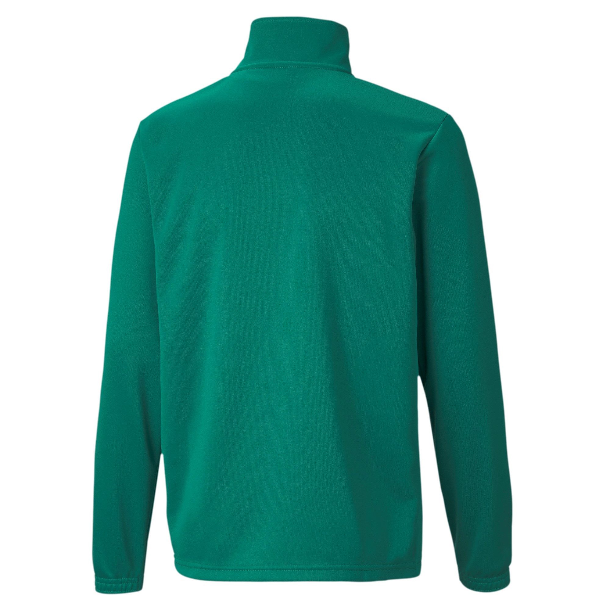 PUMA Fleecepullover Puma Kinder Trainingstop teamRISE 1/4 Zip Top Jr 657395