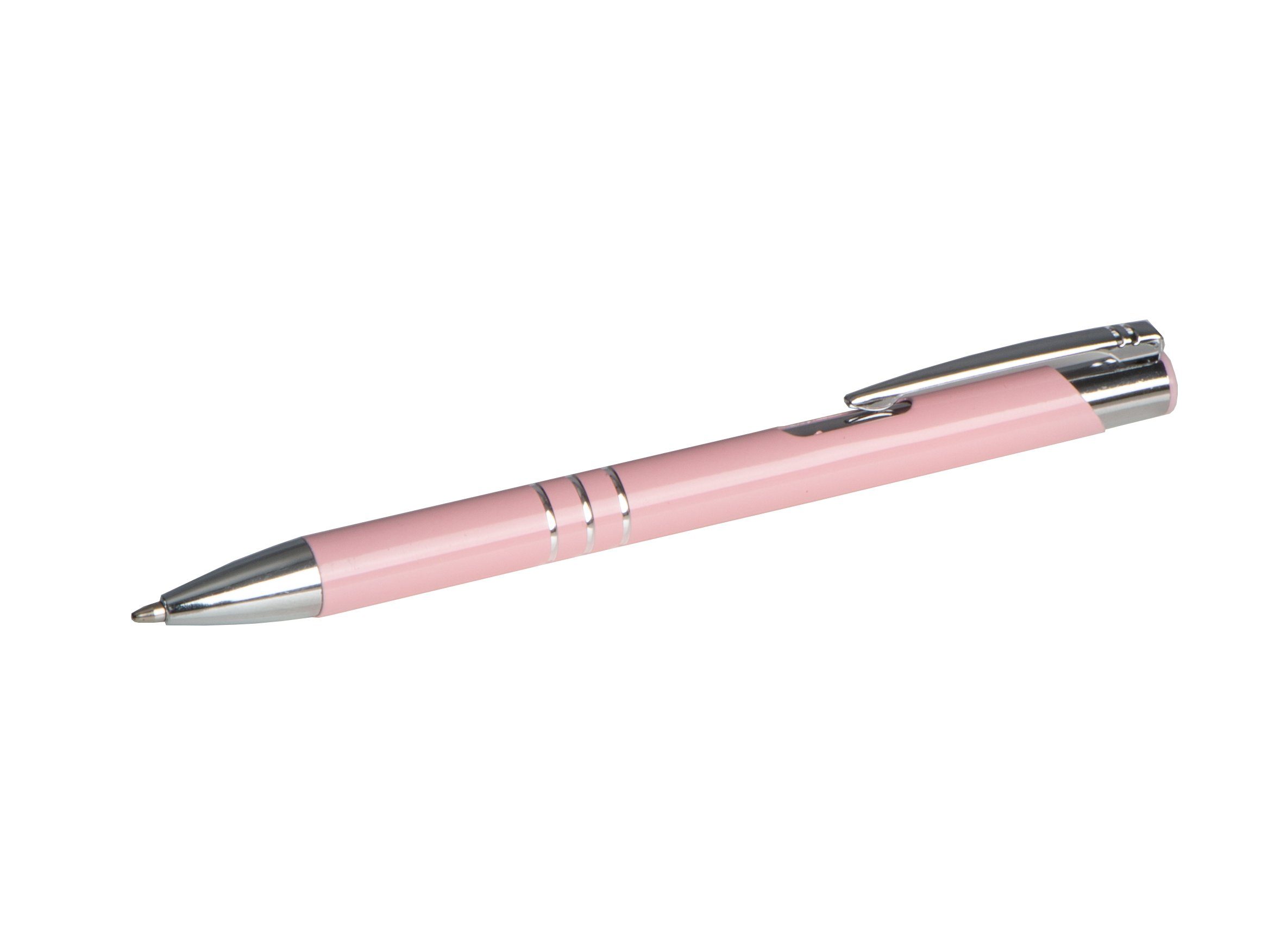 Livepac Office Kugelschreiber Kugelschreiber aus Metall / Farbe: pastell rosa