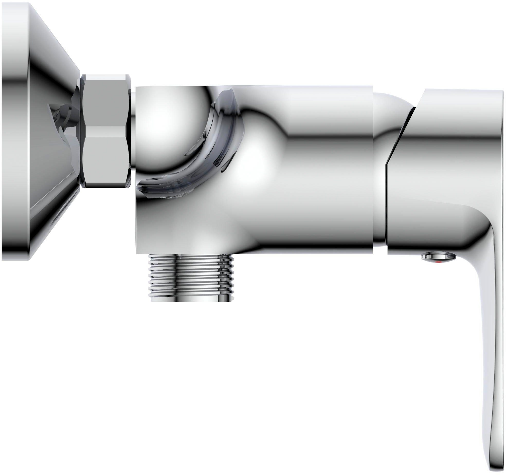 Eisl Duschsystem BARBADOS, 2 Strahlart(en), wassersparend, Antikalk, höhenverstellbar, Edelstahl