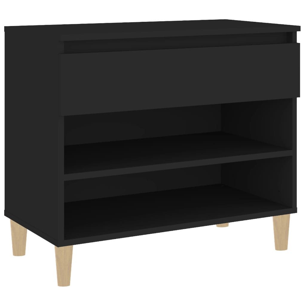 vidaXL Schuhregal Schuhregal Schwarz 70x36x60 cm günstig online kaufen