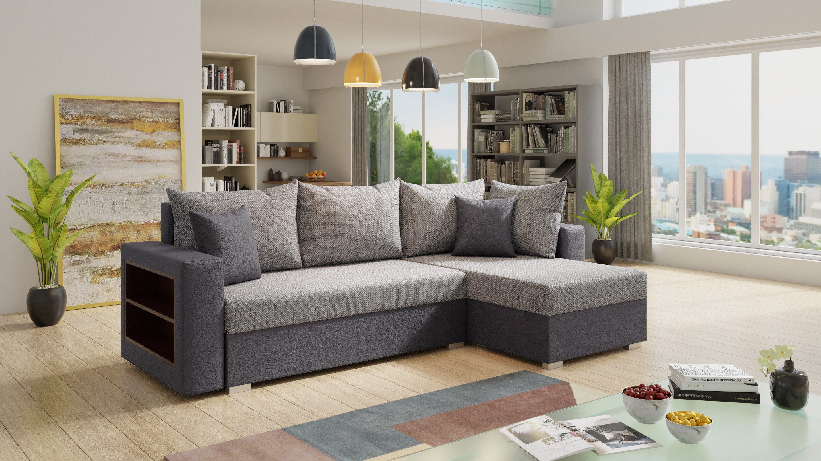 Sofnet Ecksofa Lord, mit Schlaffunktion und günstig online kaufen