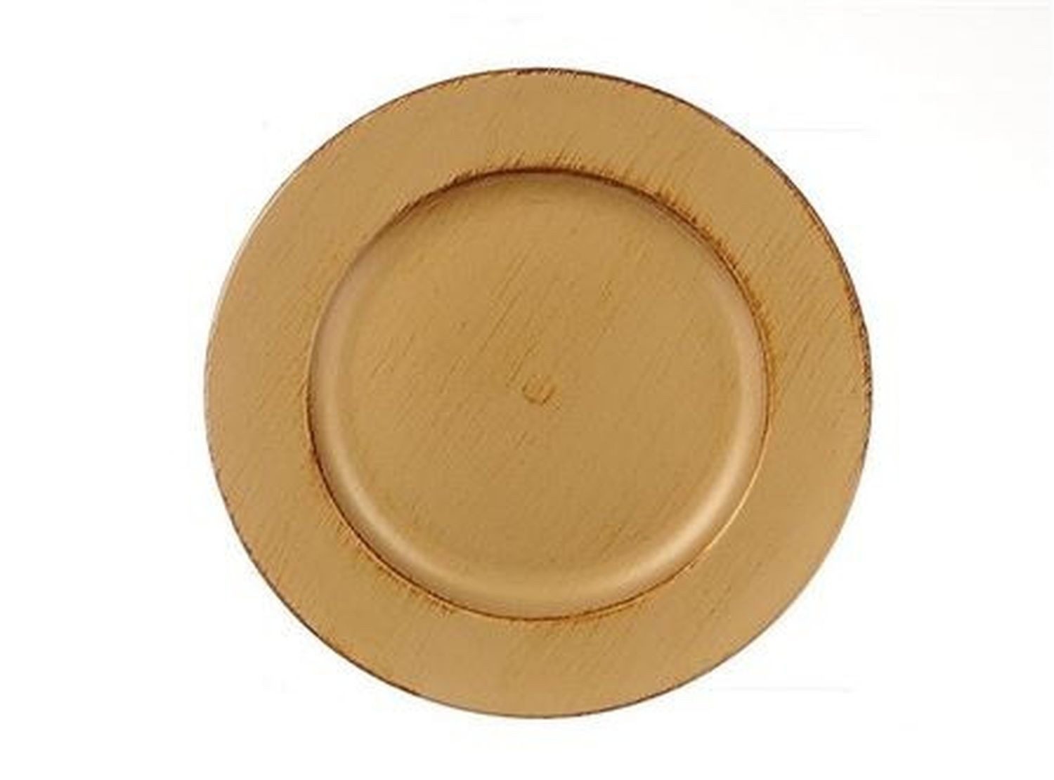 INNA-Glas Dekoteller Teller KAMALEI, Kunststoff, gold, 2cm, Ø20cm