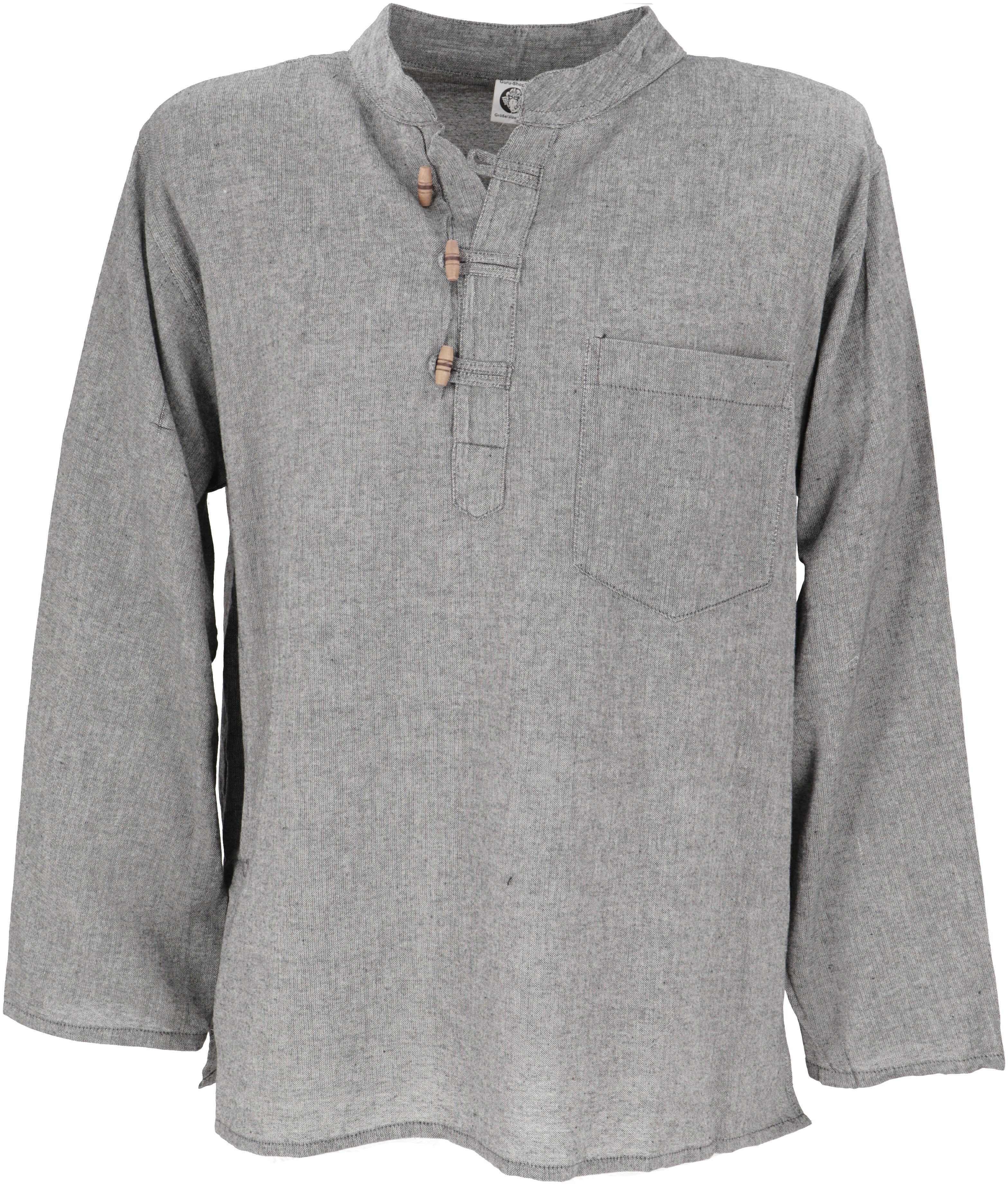 Guru-Shop Hemd & Shirt Nepal Fischerhemd, Goa Hippie Hemd, Yogahemd,.. Ethn günstig online kaufen
