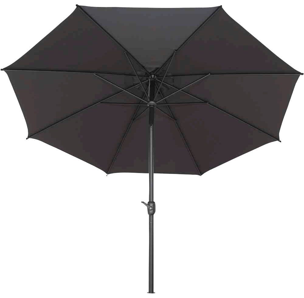 Siena Garden Marktschirm Ø 300 cm Anthrazit mit Kurbelmechanik günstig online kaufen