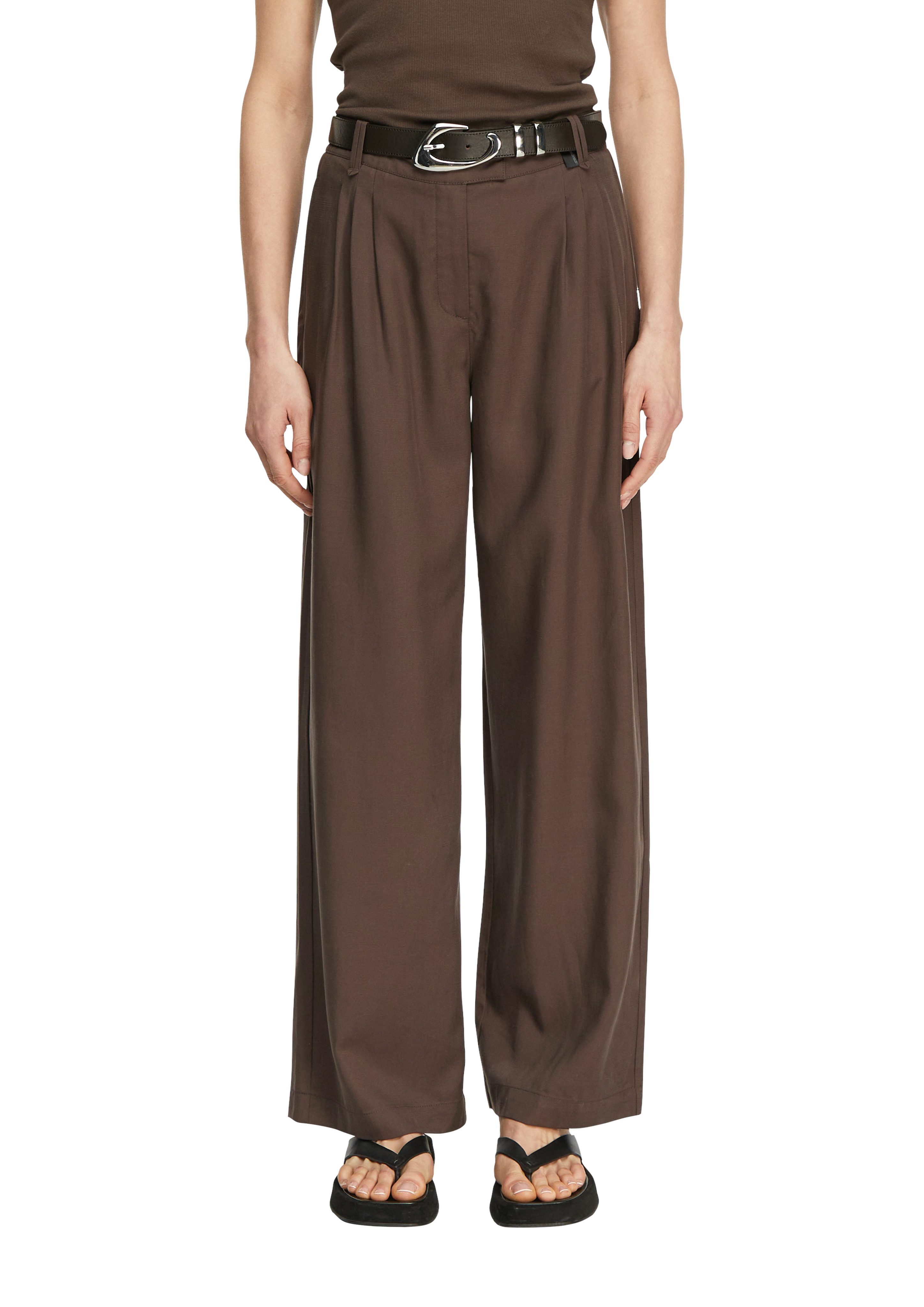comma Stoffhose mit Leinenanteil günstig online kaufen