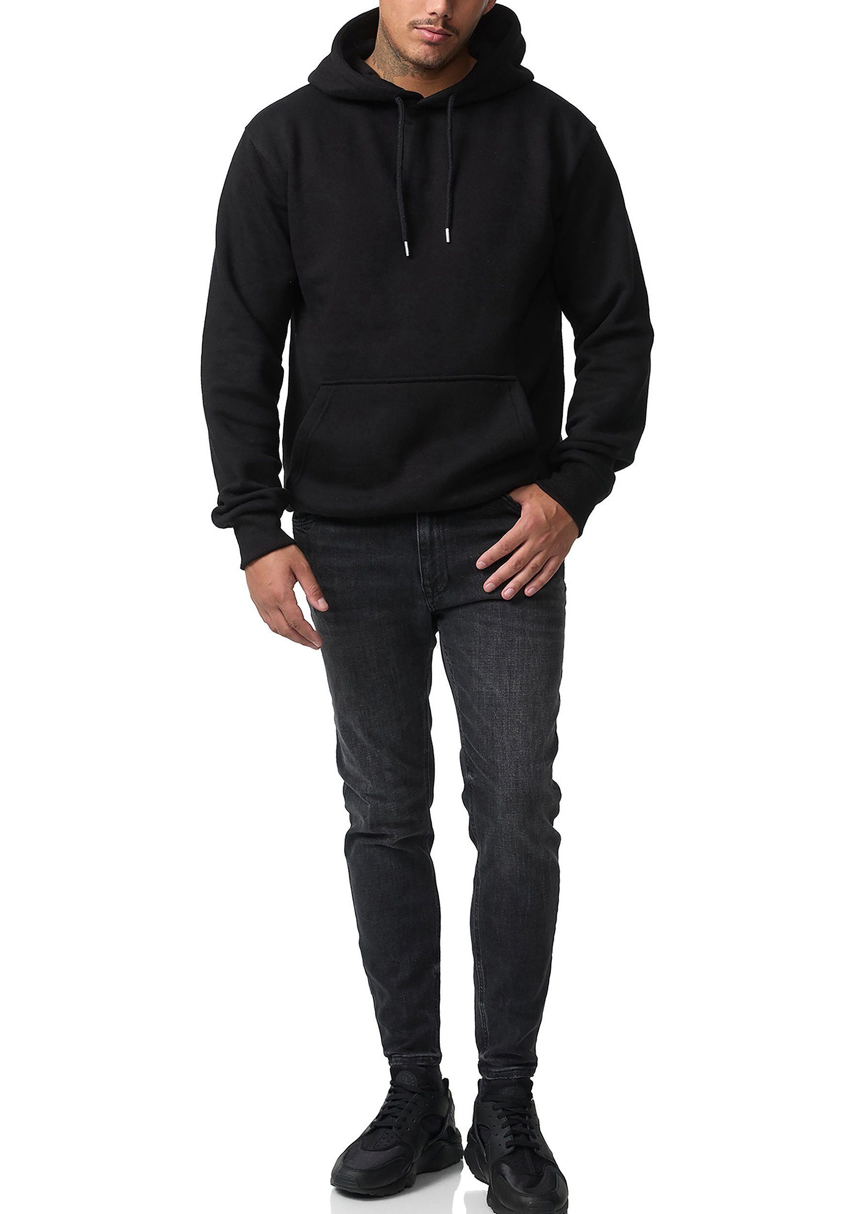 Smith & Solo Kapuzensweatshirt Hoodie Herren Kapuzenpullover (1-tlg) Baumwo günstig online kaufen