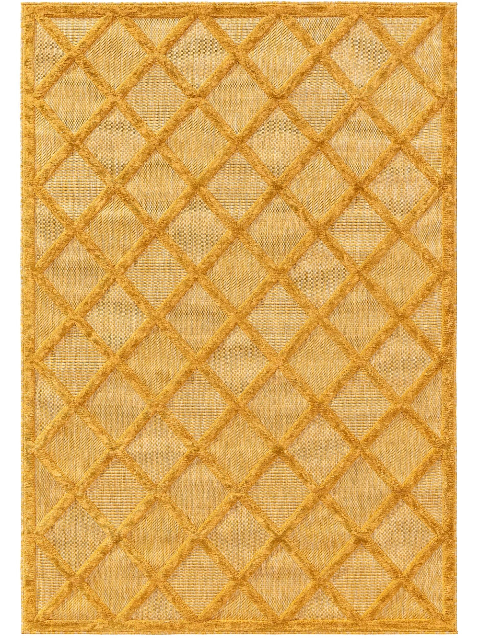 benuta Outdoorteppich Bonte, rechteckig, Höhe: 5 mm, Teppich Wohnzimmer, Schlafzimmer, Esszimmer, Flur, Kunstfaser, Cozy