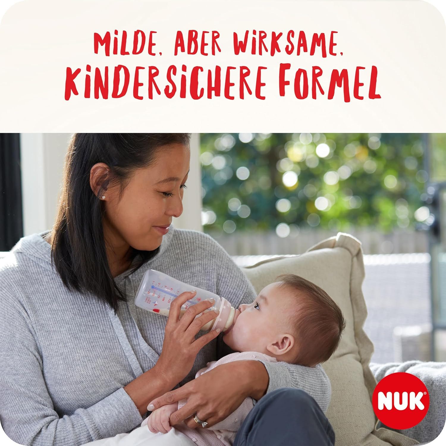 NUK NUK Spülreiniger für Babyflaschen, 500 ml, parfümfrei, pH-neutral, 3x Kunststoffreiniger