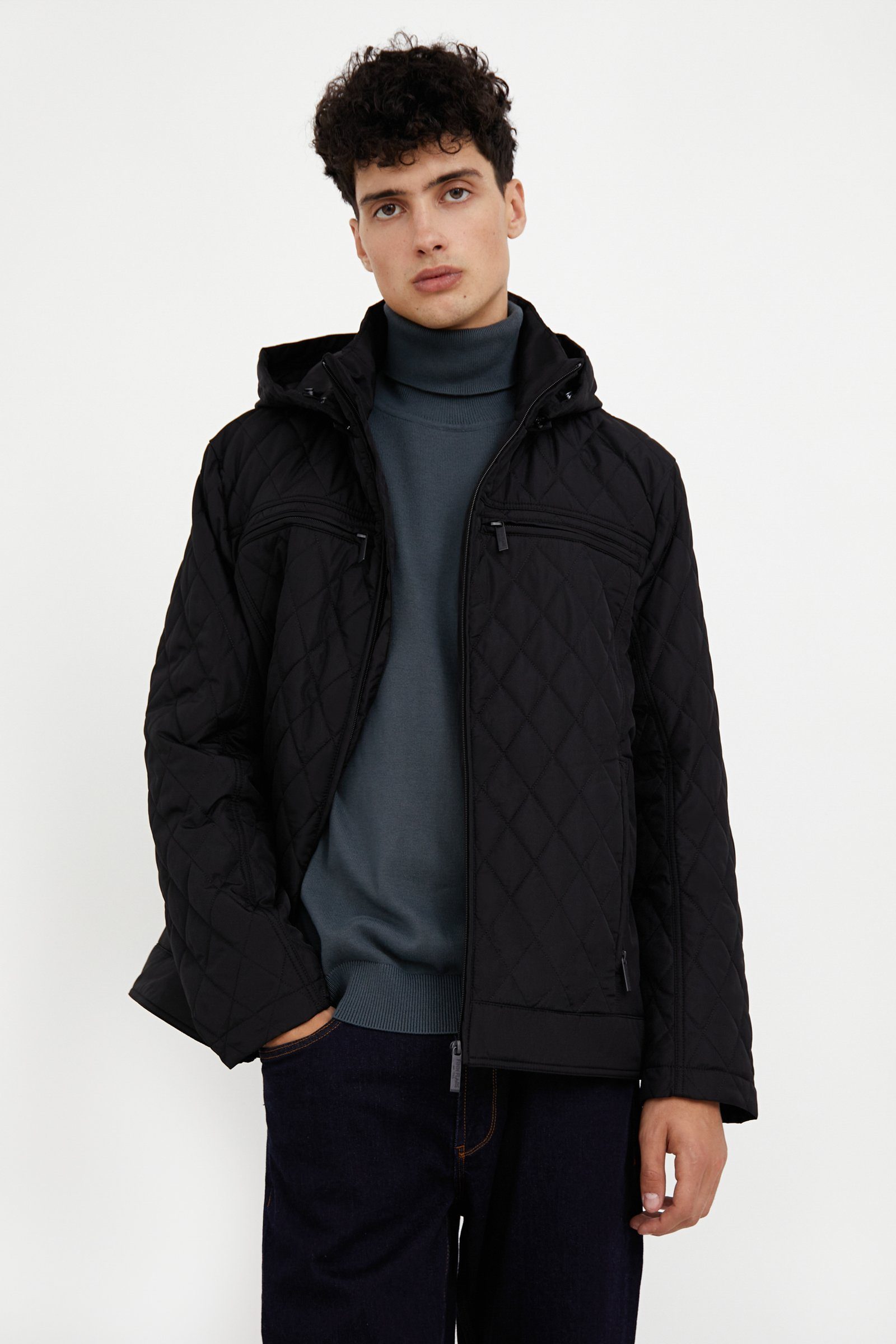 Finn Flare Steppjacke Casual mit funktionalen Taschen
