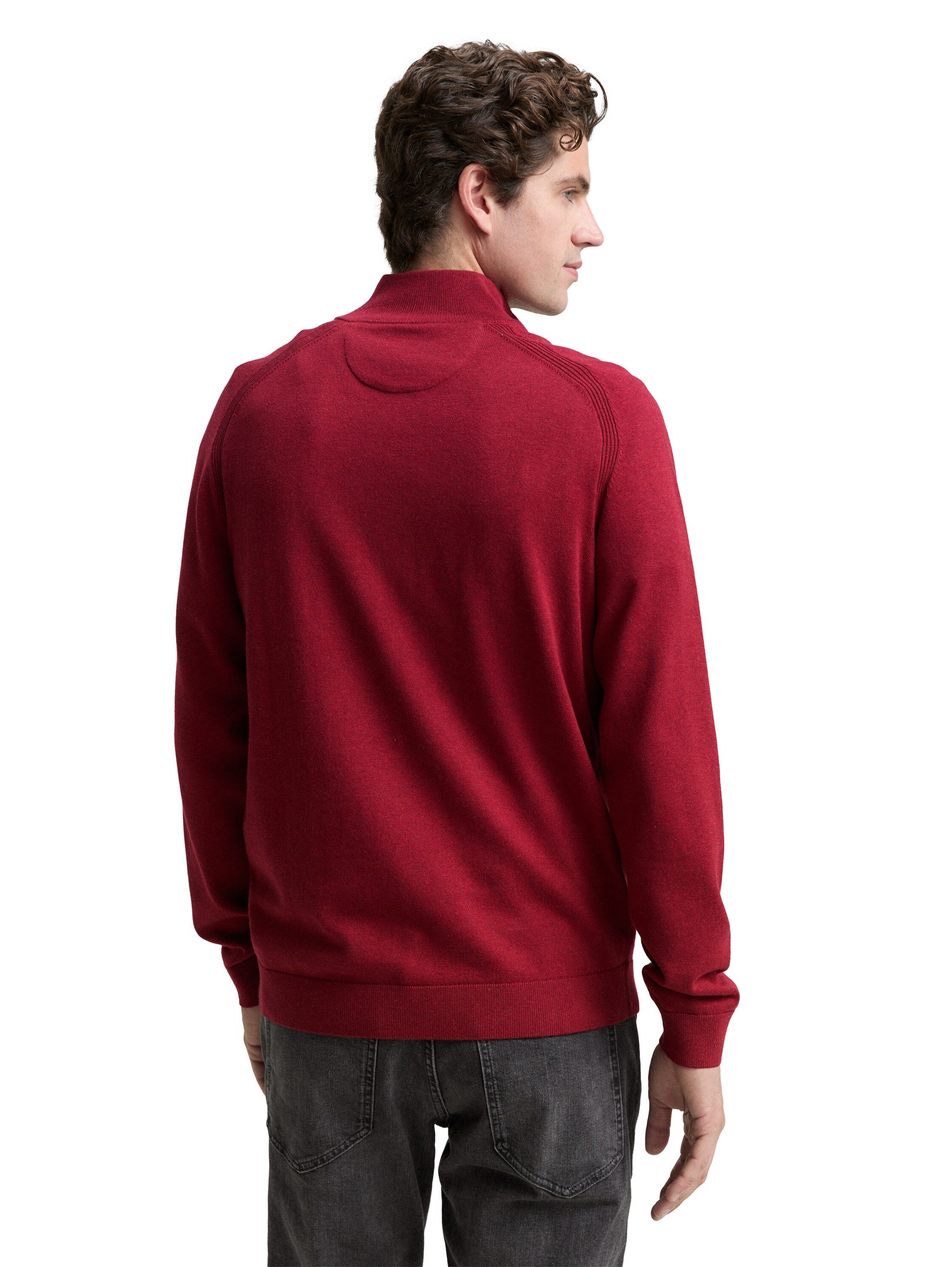 TOM TAILOR Troyer mit Logo Stickerei günstig online kaufen