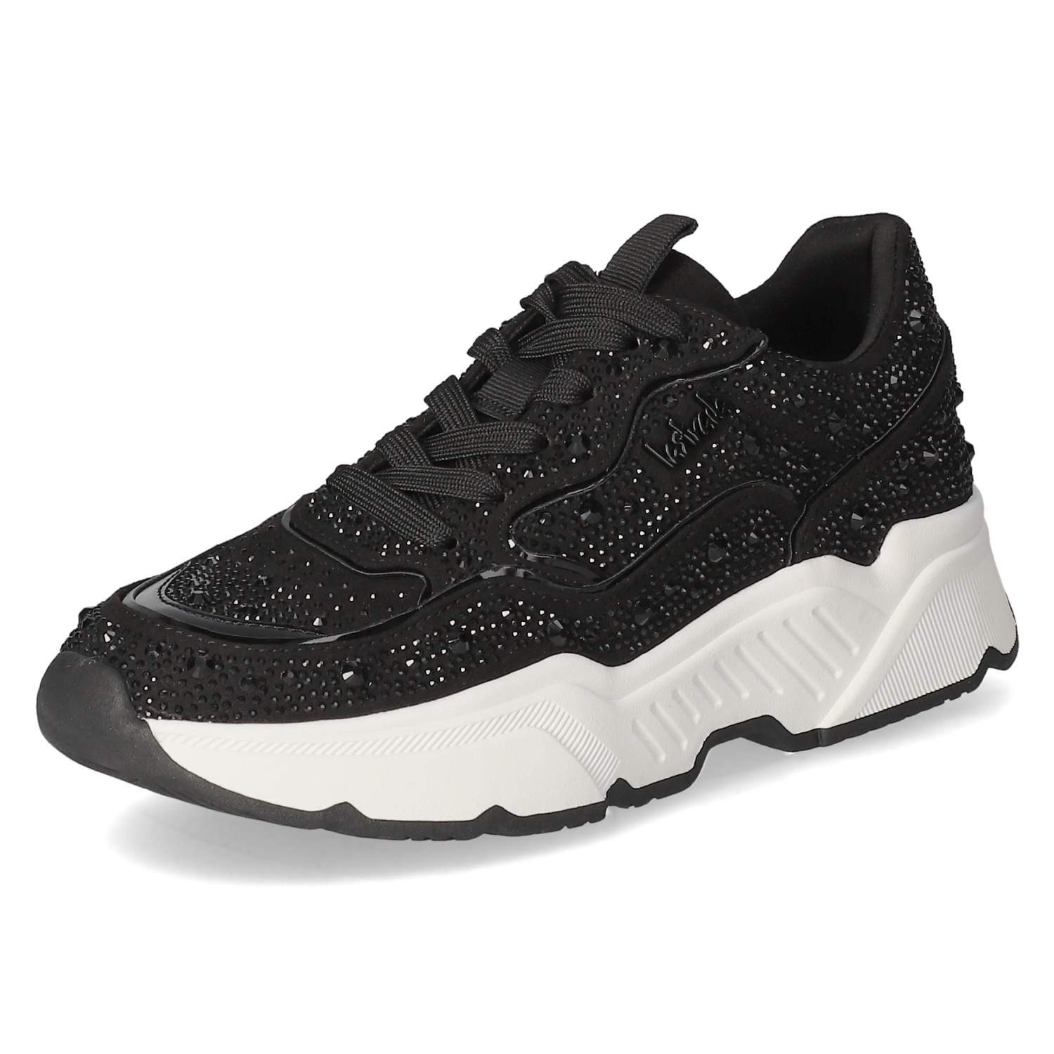 La Strada La Strada 2211242 2202 Damen Textil & Synthetik schwarz Schnürschuh
