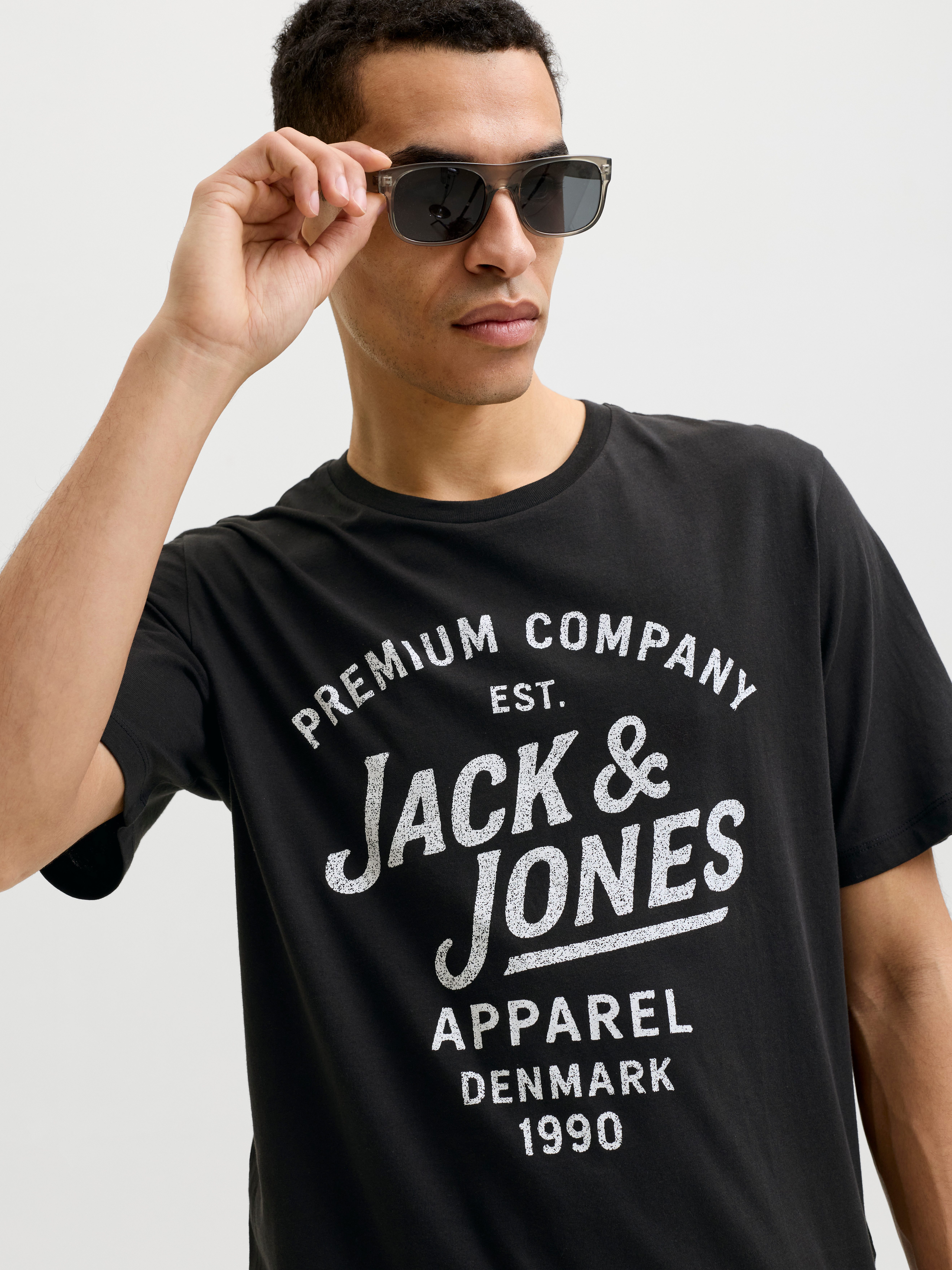 Jack & Jones T-Shirt JPRBLUZANE SS TEE FST mit Logo Schriftzug