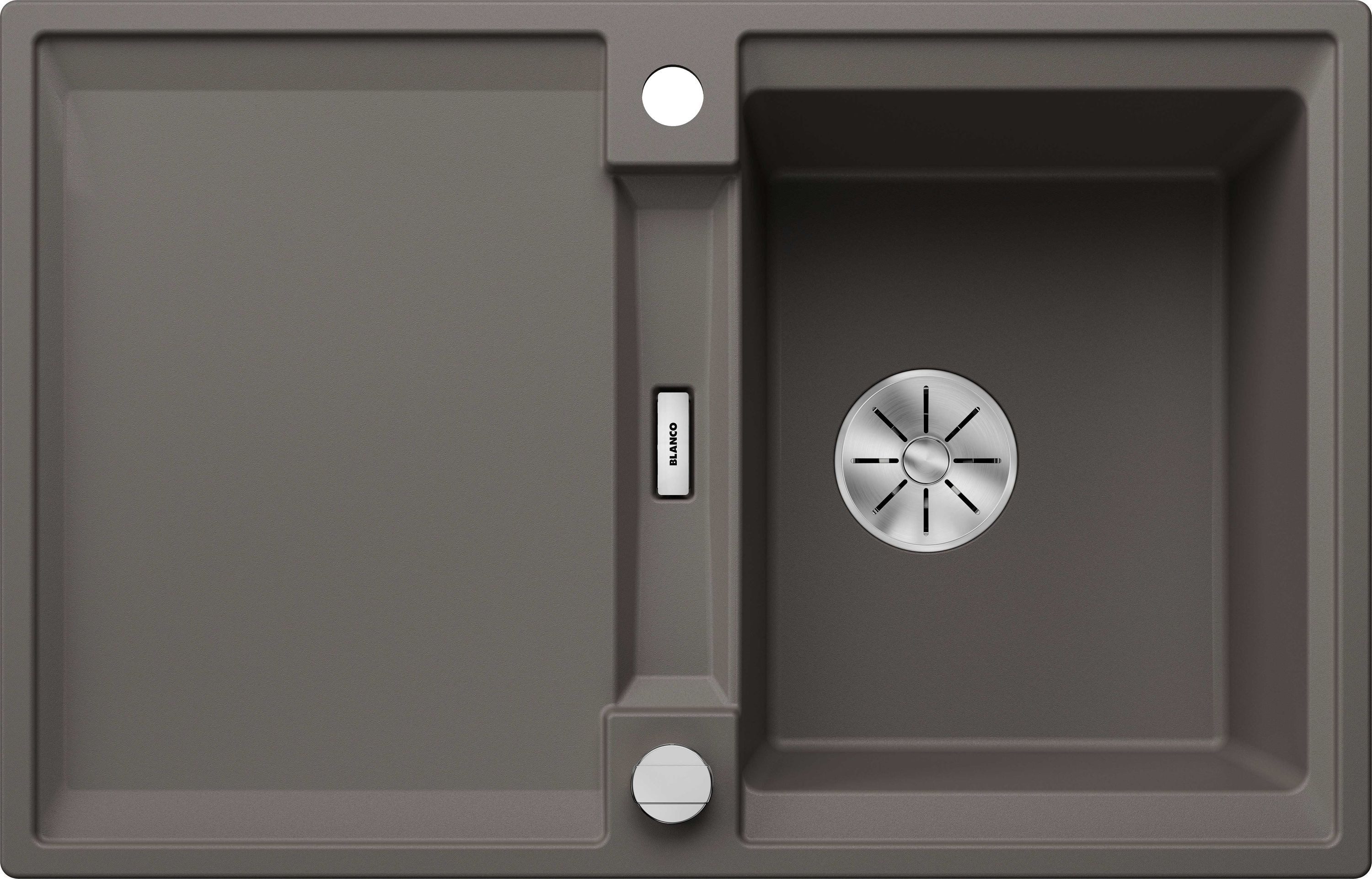 Einbauspüle ADIRA 45 S Einbauspüle SILGRANIT vulkangrau ab 45 cm Excenter