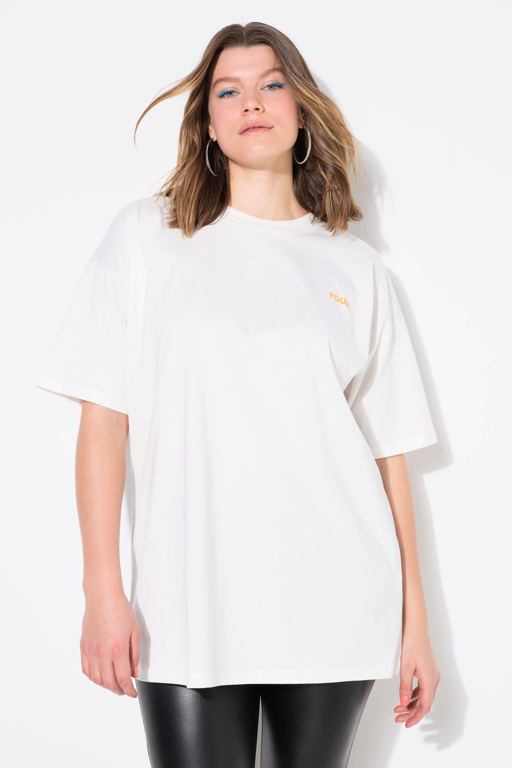 Studio Untold T-Shirt T-Shirt oversized Neon-Print günstig online kaufen