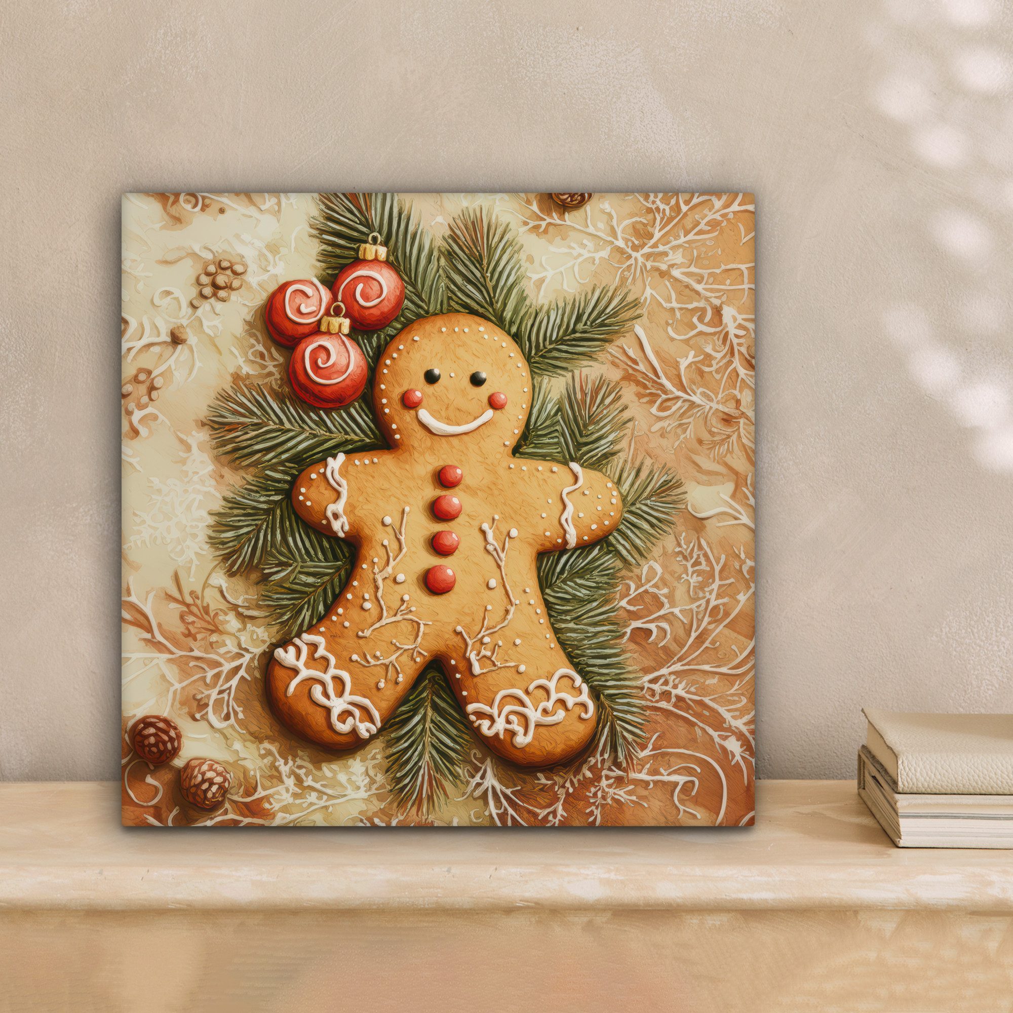 OneMillionCanvasses® Leinwandbild Weihnachten - Plätzchen - günstig online kaufen