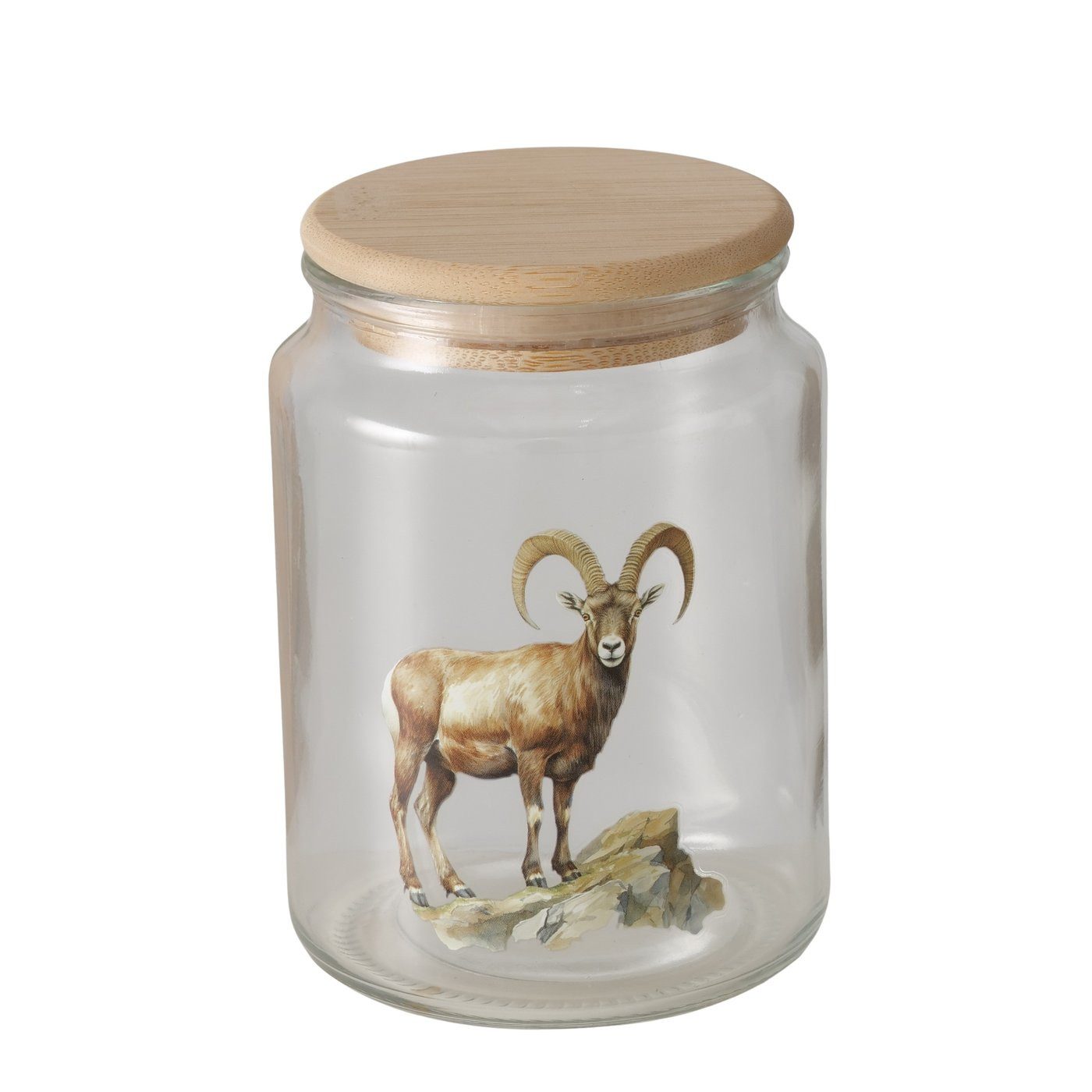 BOLTZE GRUPPE GmbH Vorratsglas Boltze 2061245 Vorratsglas Poldie 650 ml, (1-tlg)