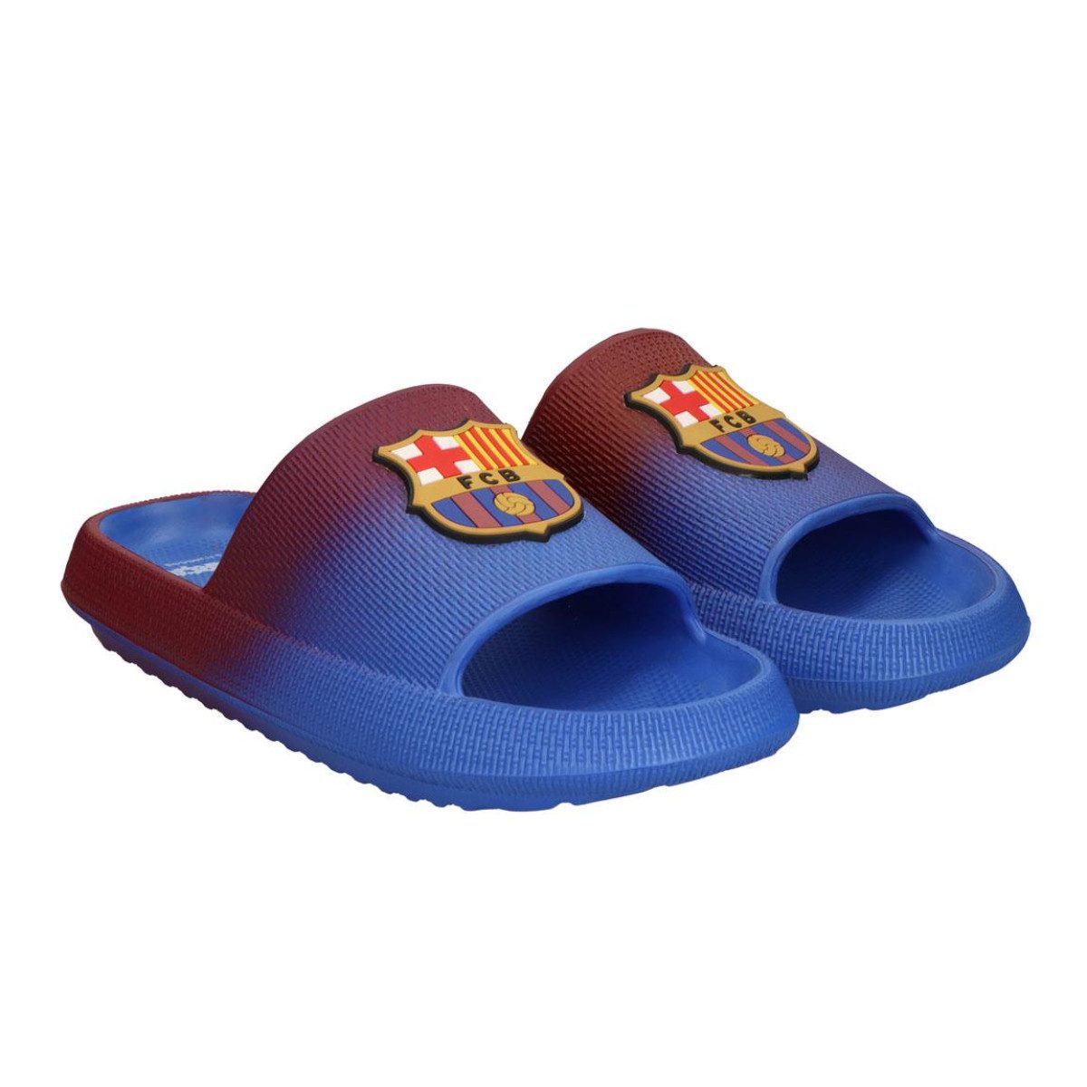 FC Barcelona Flip Flops Herren Damen Badeschuhe Pool Sandalen Sommer Schuhe Badeschuh (Packung)
