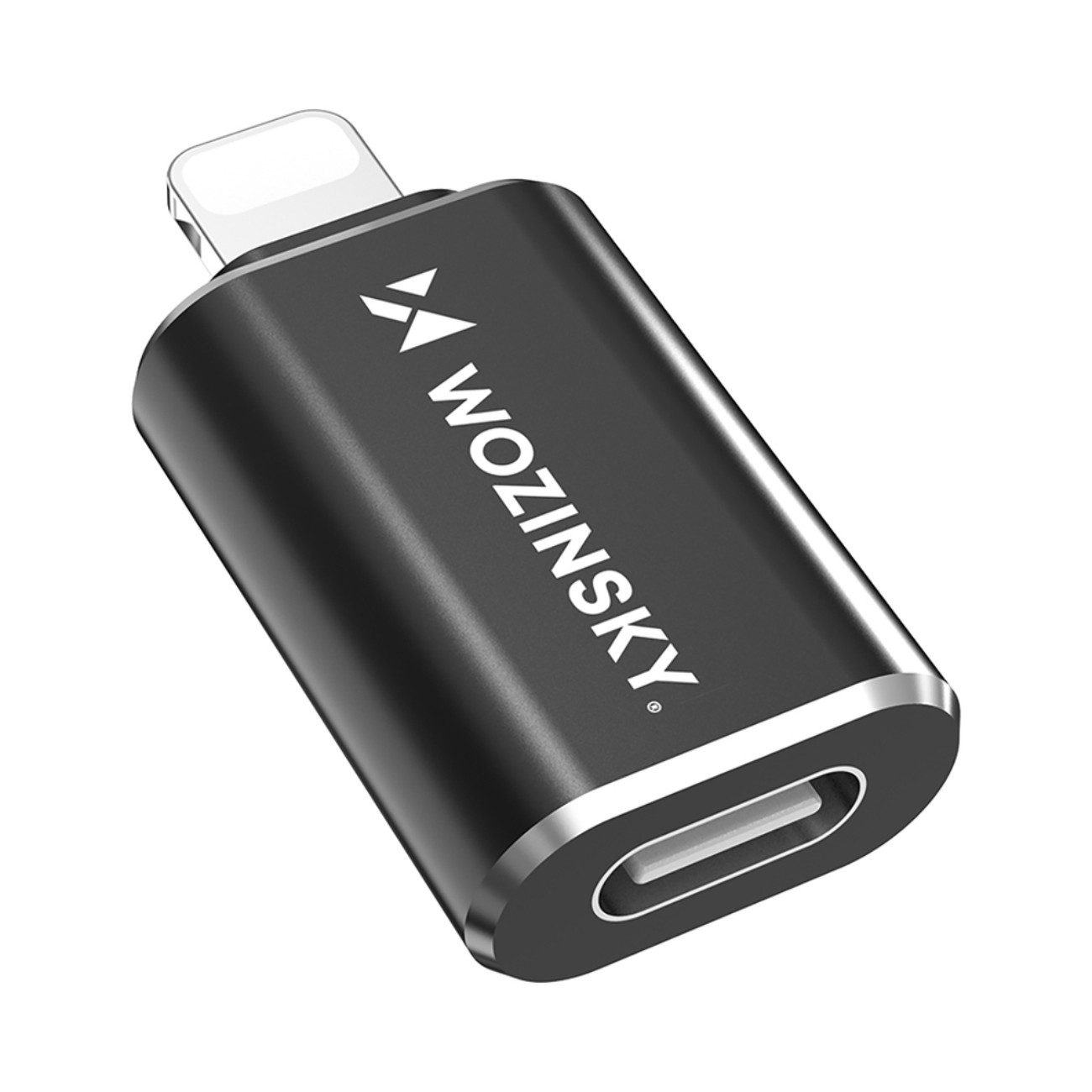 Wozinsky WALC-01 USB-Adapter Kompatibel mit iPhone Stecker zu USB-C Buchse, Kompakter Adapter für iPhone auf USB-C