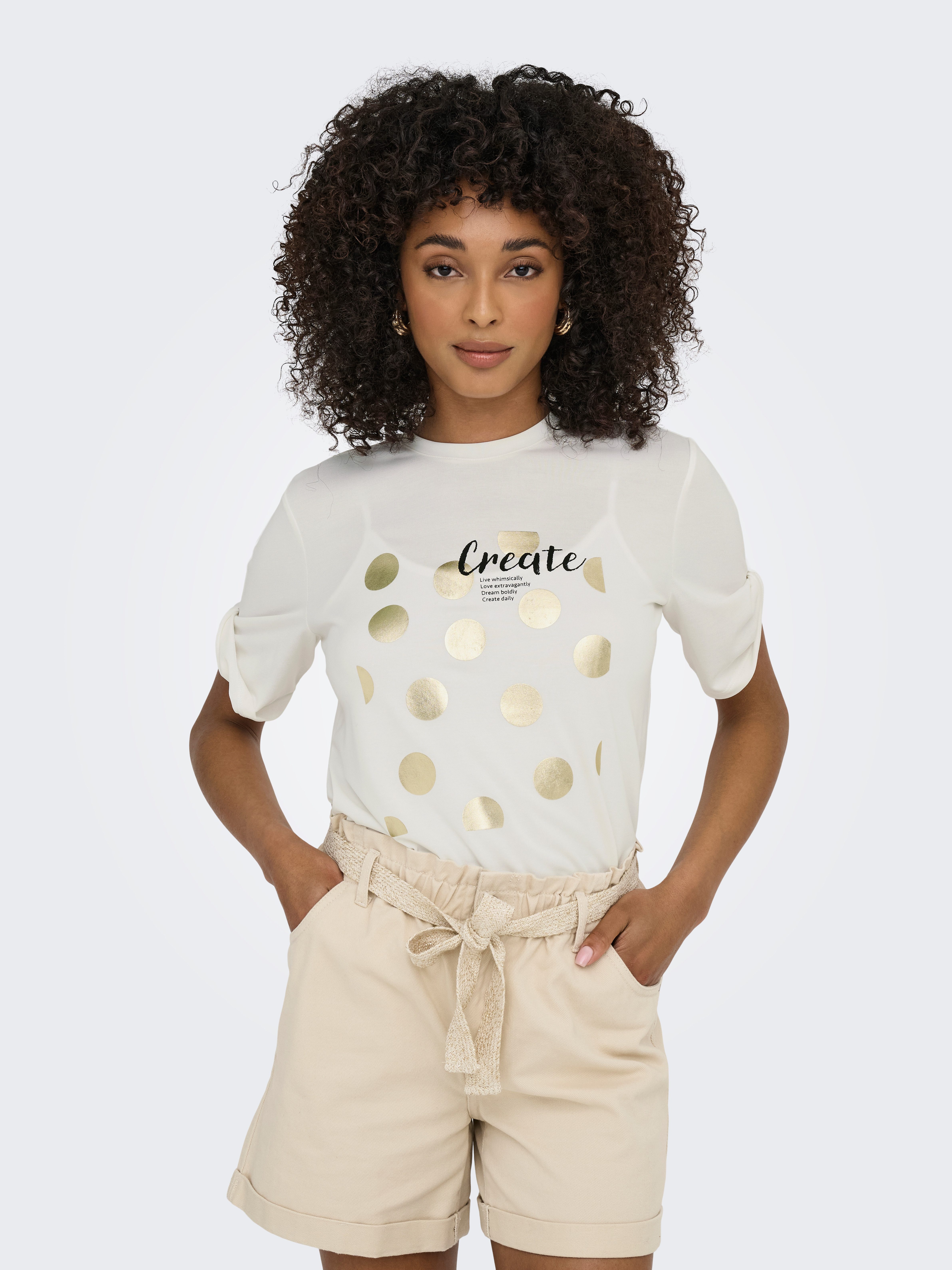 ONLY Kurzarmshirt ONLFREE LIFE S/S CREATE günstig online kaufen