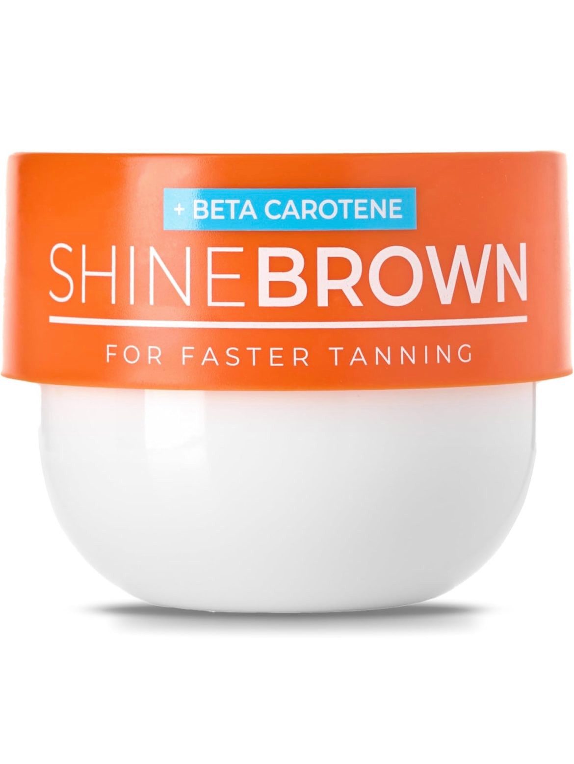 Selbstbräunungscreme Bräunungsbeschleuniger Creme shine brown mit Beta Carotin, 200 ml