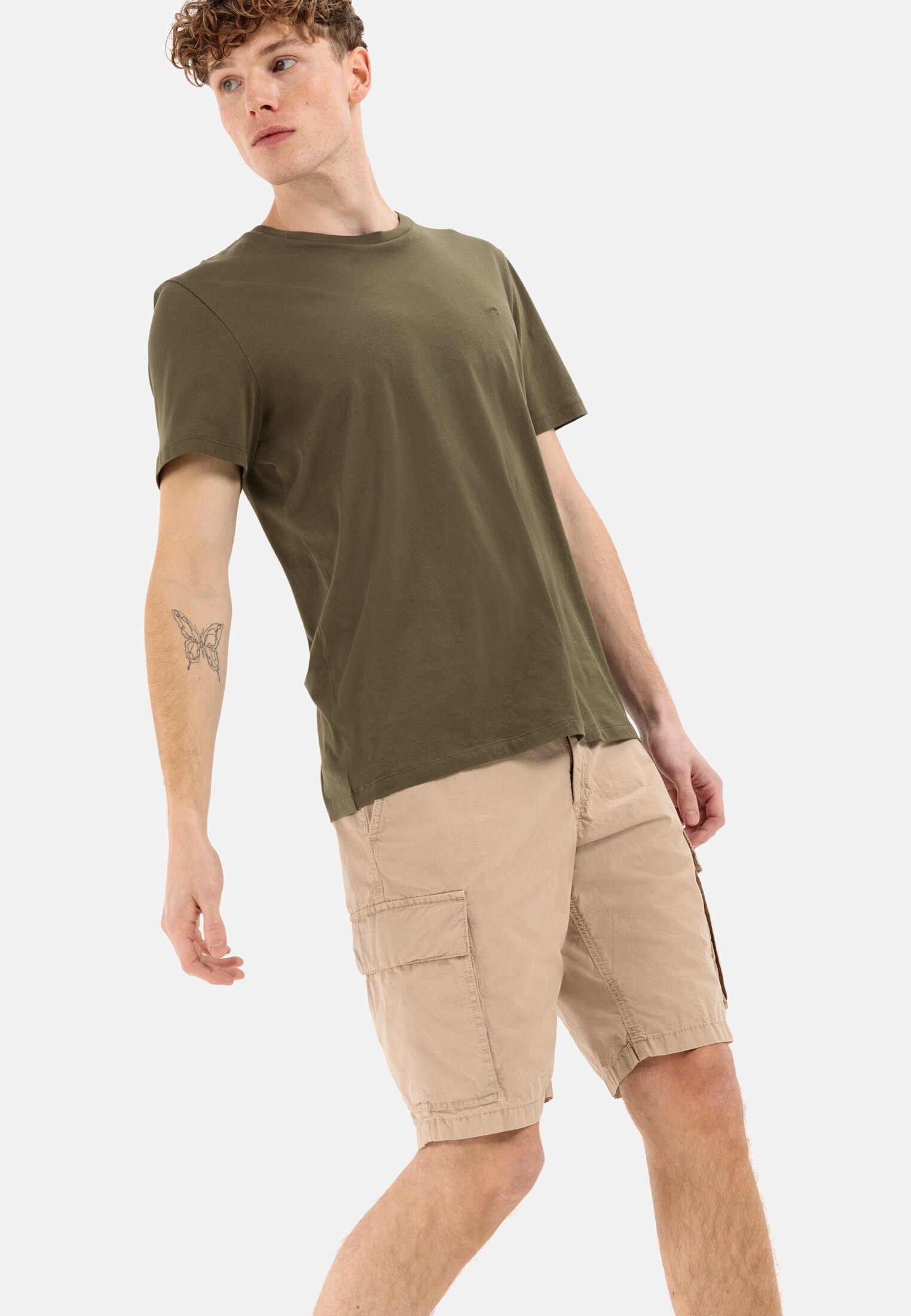 camel active Cargoshorts Cargo Short aus reiner Baumwolle