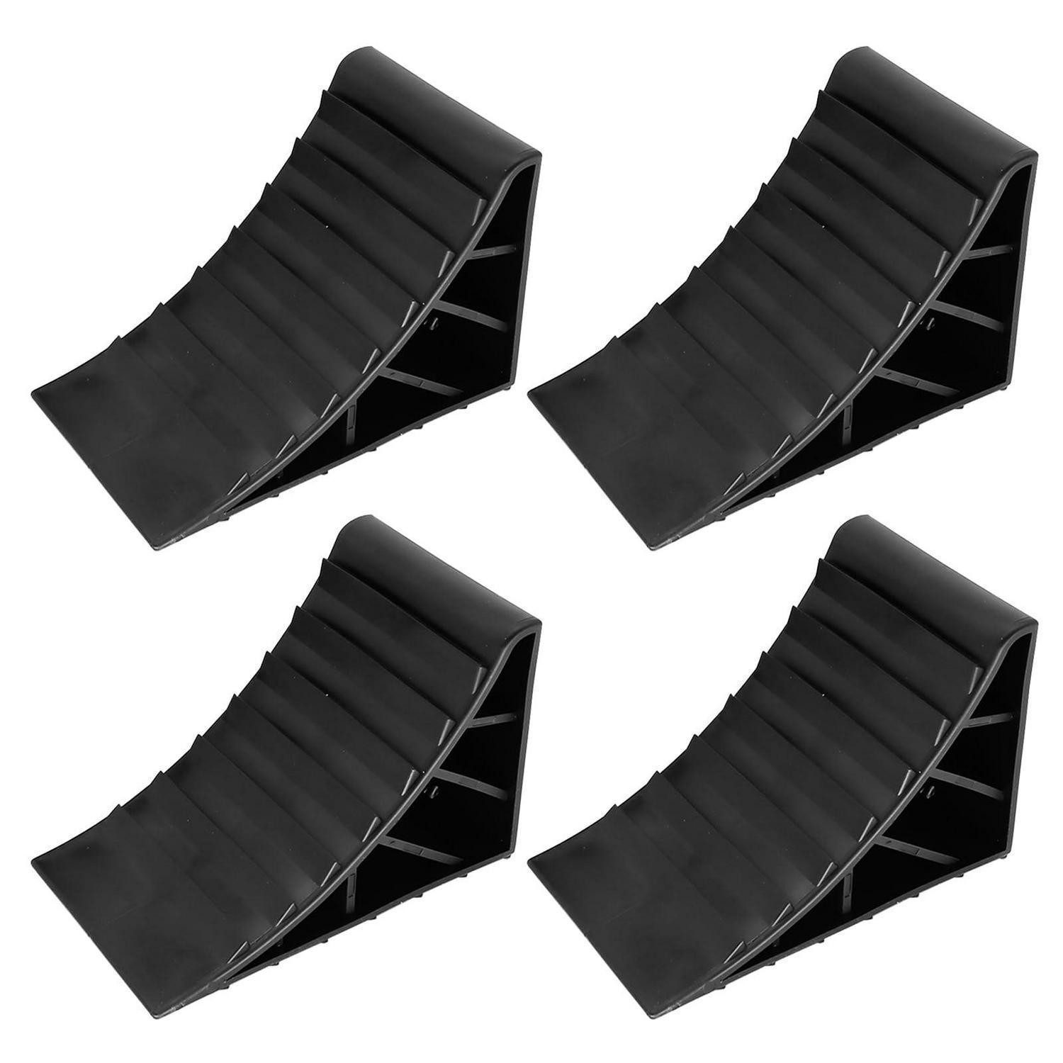 LuxusKollektion Sicherheitskeil Anhängerkeile Unterlegkeile Bremskeile Radkeile 4Pcs