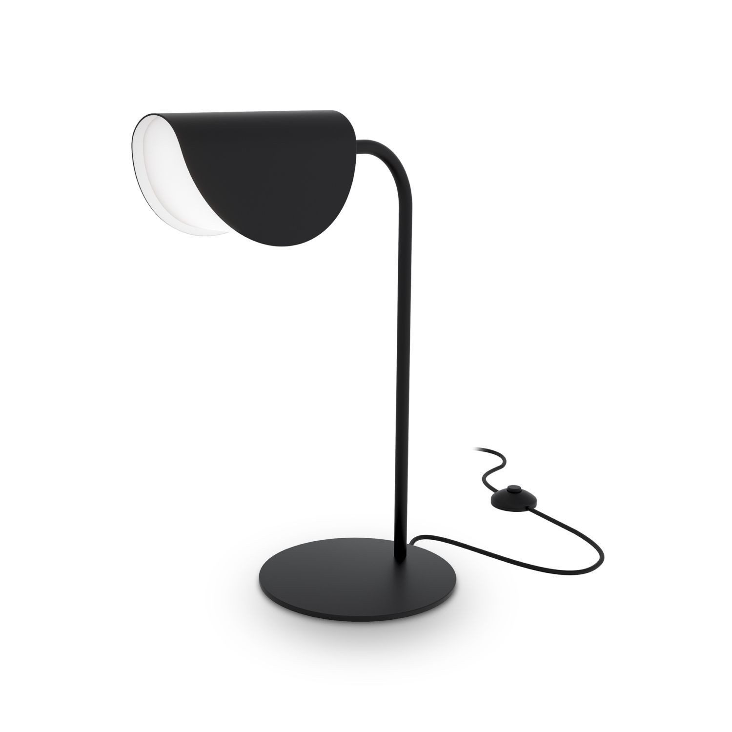 Licht-Erlebnisse Nachttischlampe JEYU, ohne Leuchtmittel, Metall G9 43 cm Schwarz Modern Tischlampe