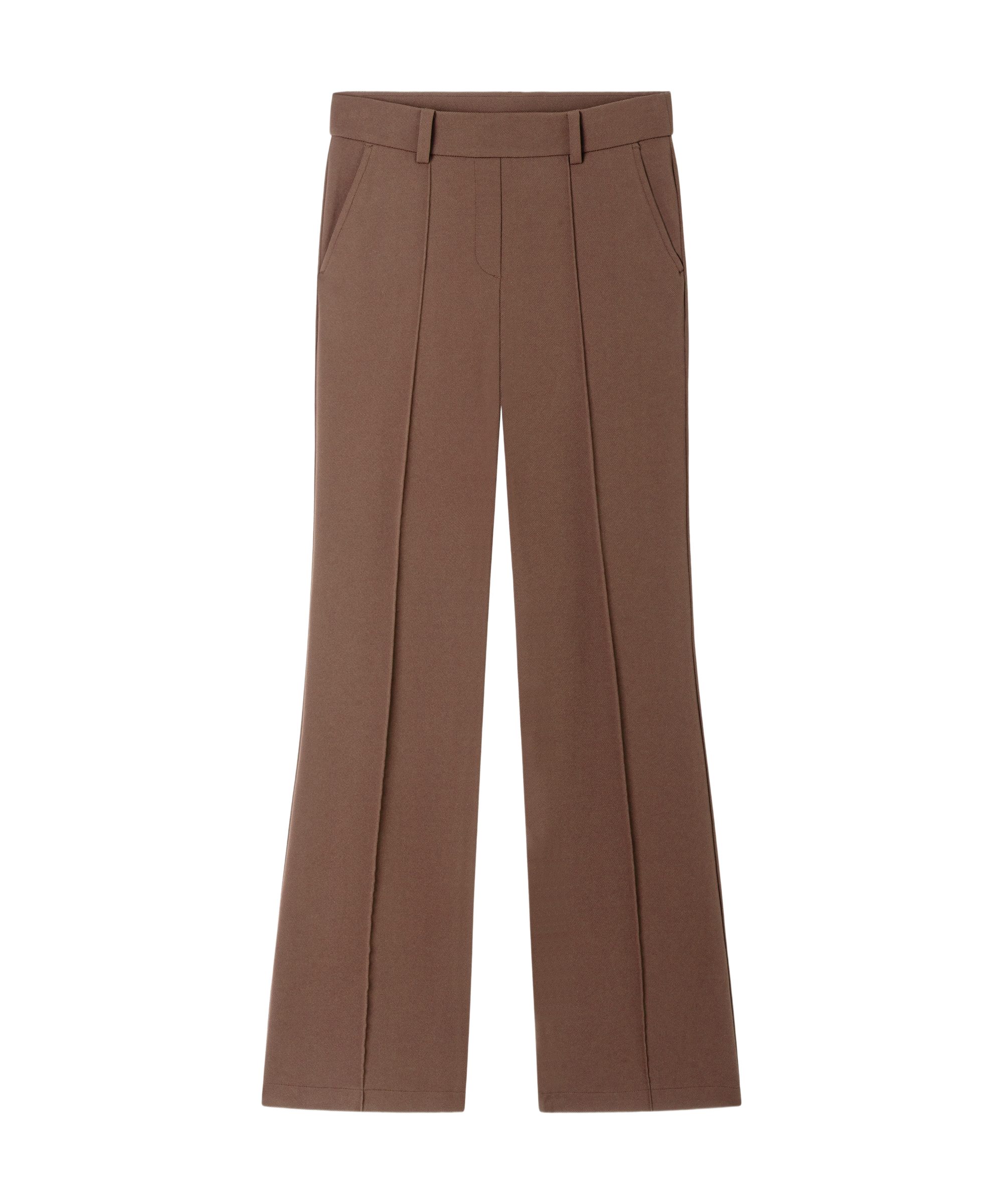 Cambio Stoffhose braun, Casual, Polyamid, Unifarben, Slim Fit