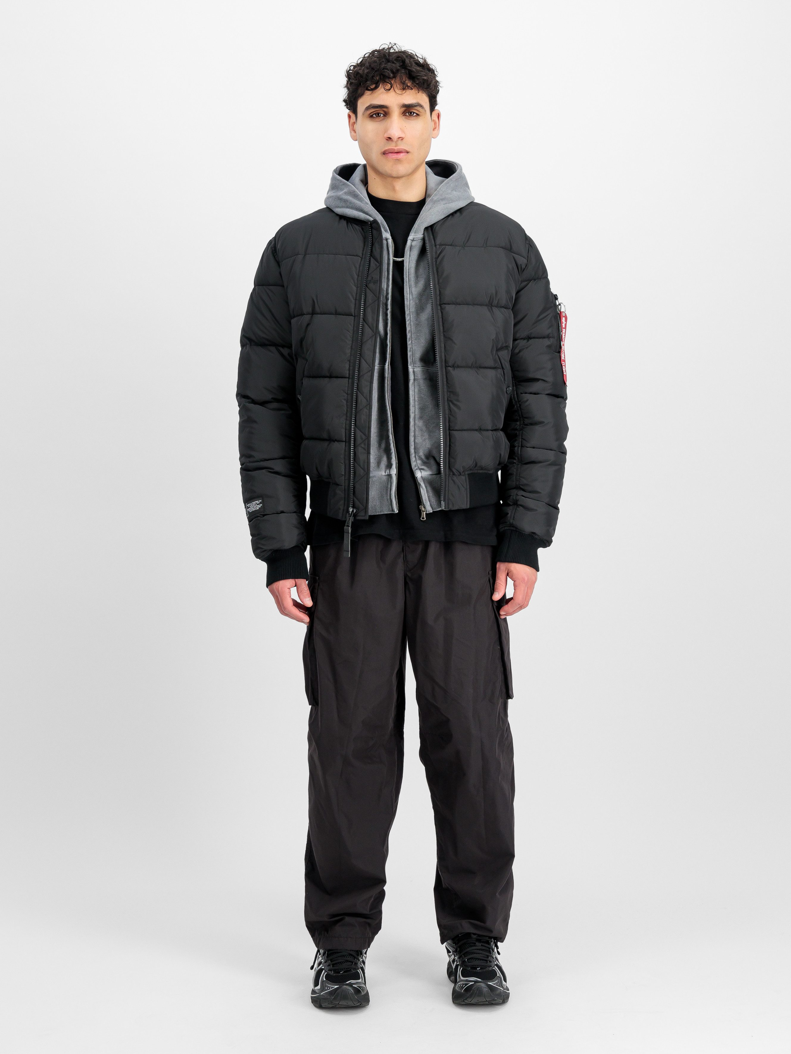 Alpha Industries Steppjacke MA-1 Logo Puffer