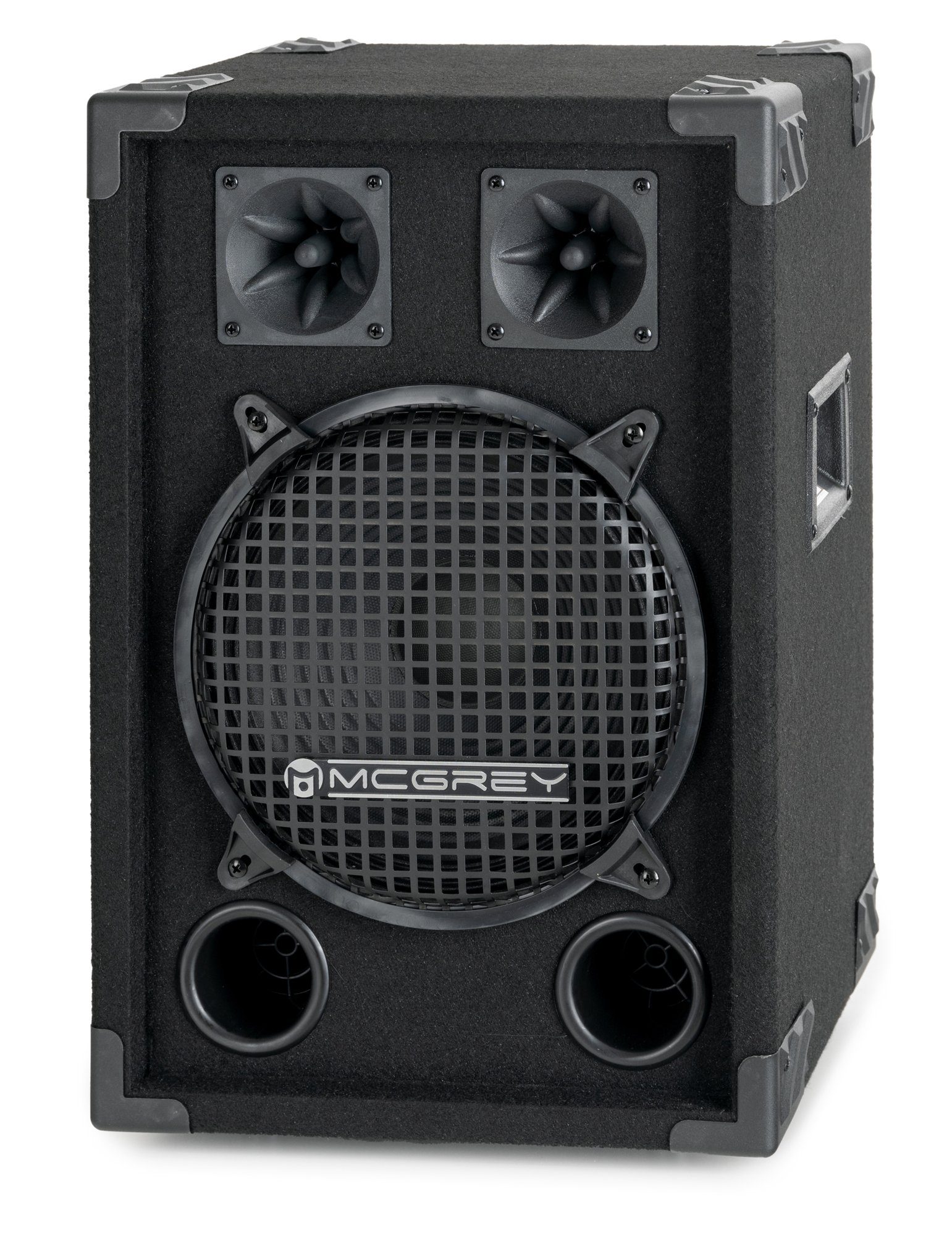 McGrey DJ-1022 DJ PA Box Party-Lautsprecher (N/A, 200 W, 25cm (10 zoll) Subwoofer 2-Wege System und zwei Piezo-Hochtönern)