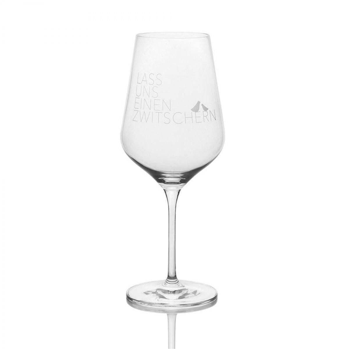 Räder Weißweinglas Design Weinglas Lass Uns Einen Zwitschern