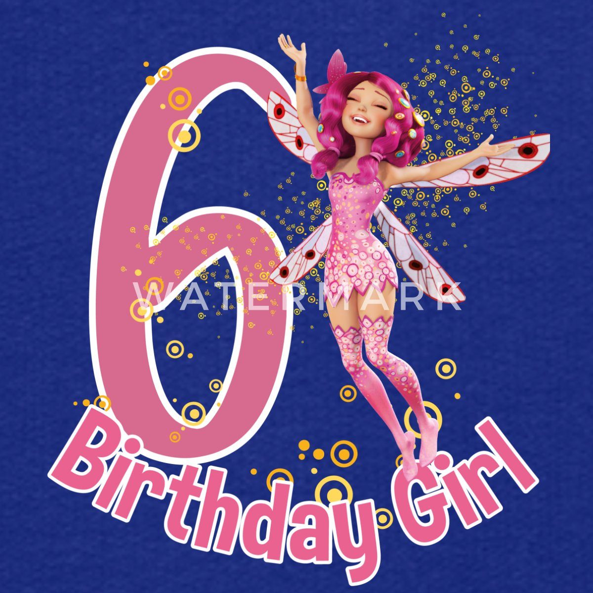 Spreadshirt Hoodie Mia and Me 6. Geburtstag Geburtstagsgeschenk Kinder Premium Hoodie (1-tlg)