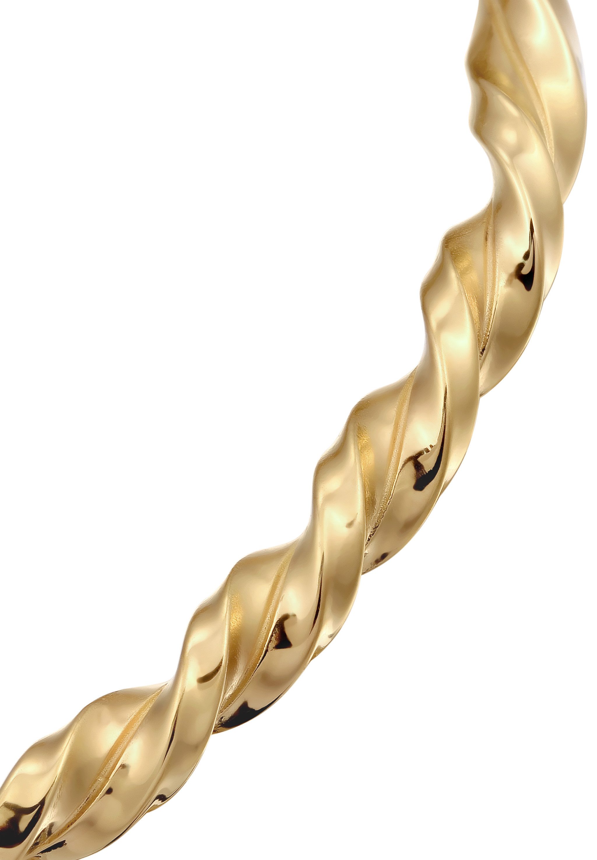 Kuzzoi Armreif Armreif Twist Look 925 Sterling Silber (kein Set)