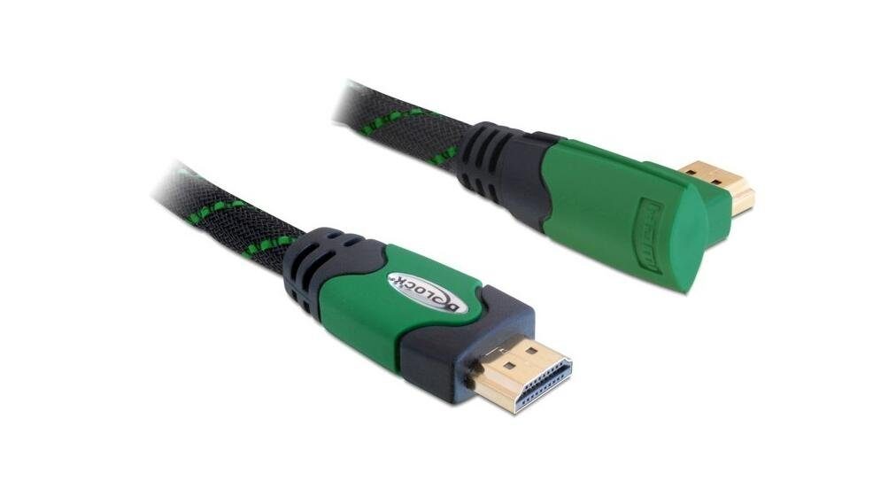 HDMI Kabel Ethernet DeLOCK Delock Modem Speed mit gewinkel High