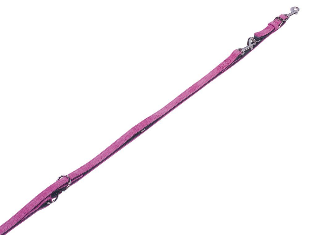 Nobby Führleine Velours, Veloursleder, aus italienischen Rinderhäuten hergestellt (EU zertifiziert)