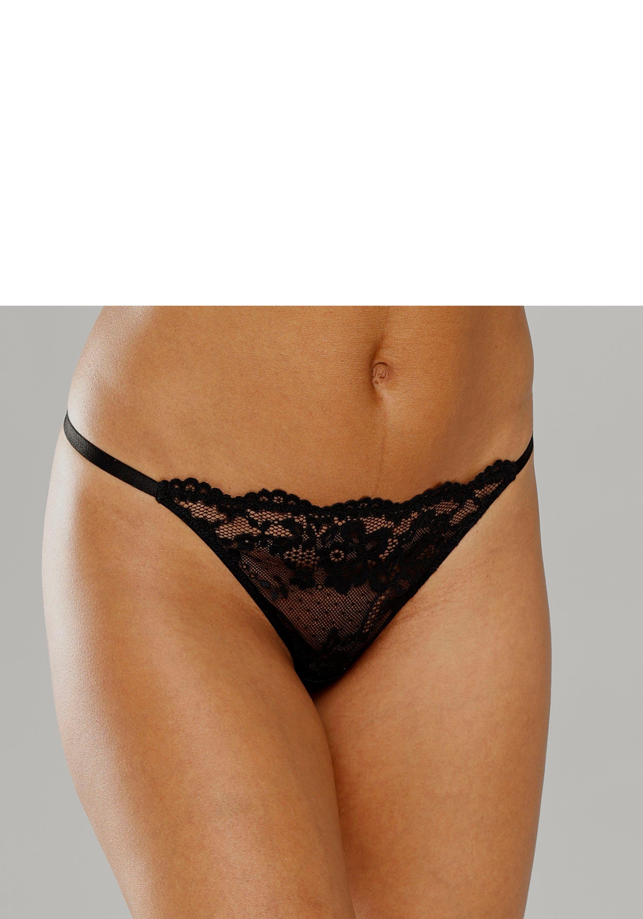 LASCANA String aus dezent transparenter Spitze. € 7,99
