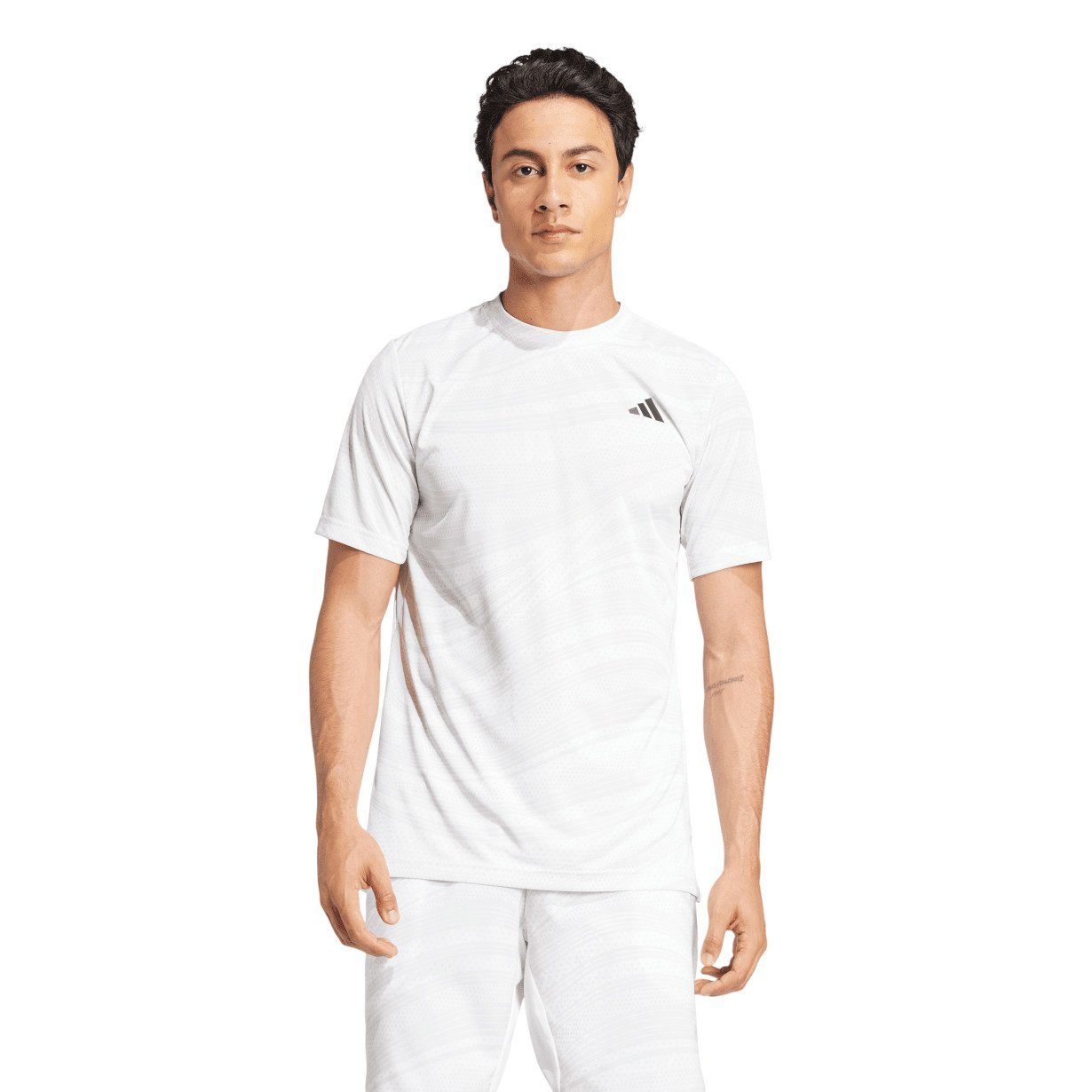 T-Shirt Club Tennis Climacool Graphic weiss Herren